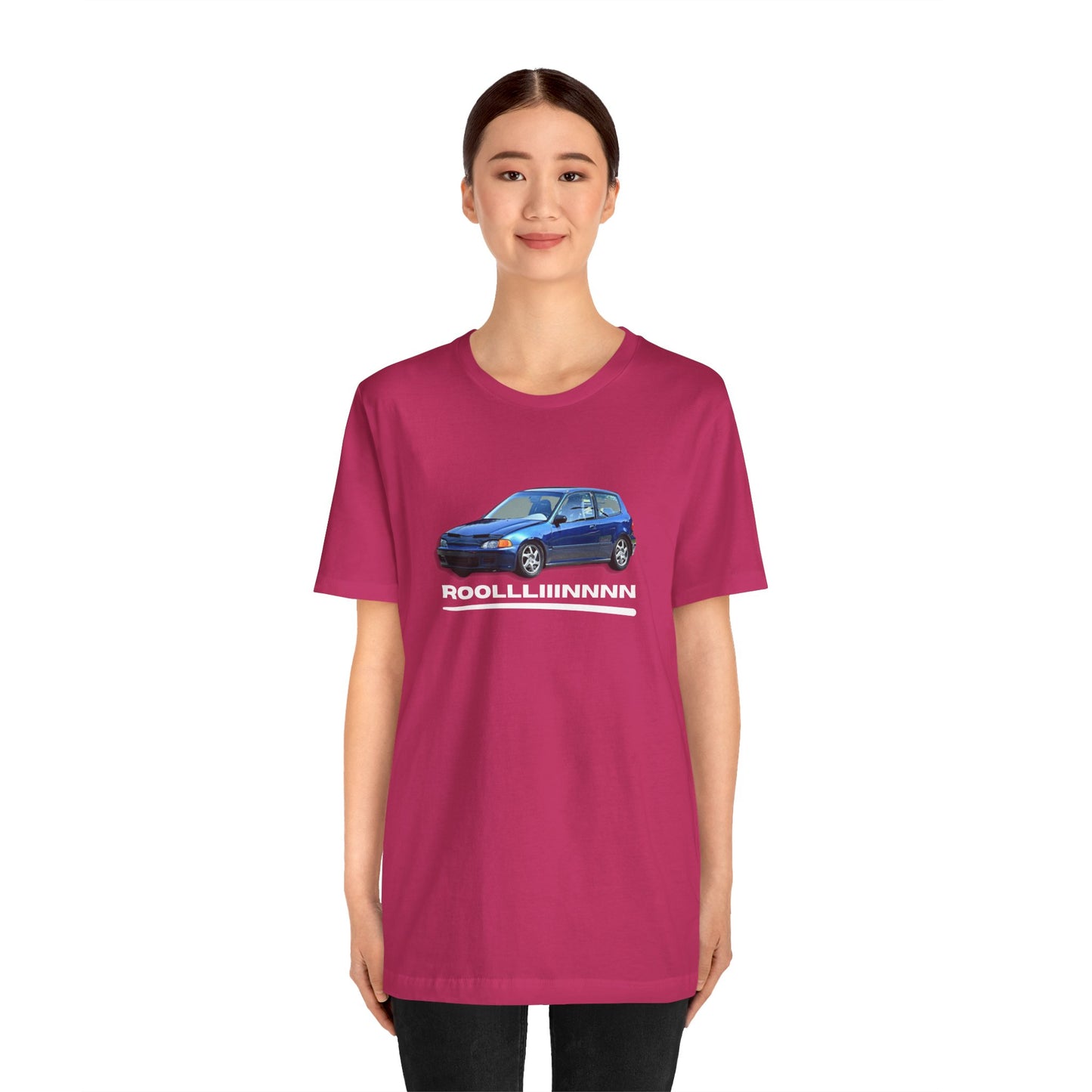 Unisex Jersey Short Sleeve Rolllllin Civic Hatchback Appreciation T-Shirt