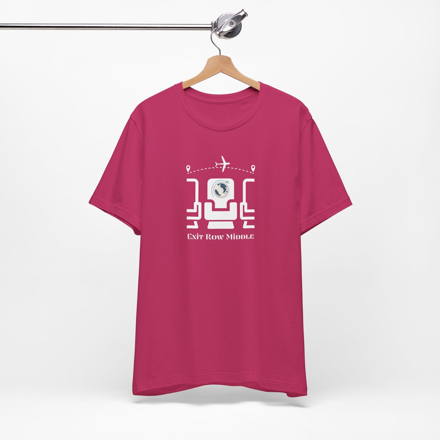 Unisex Jersey Short Sleeve Exit Row Middle Travel T-Shirt