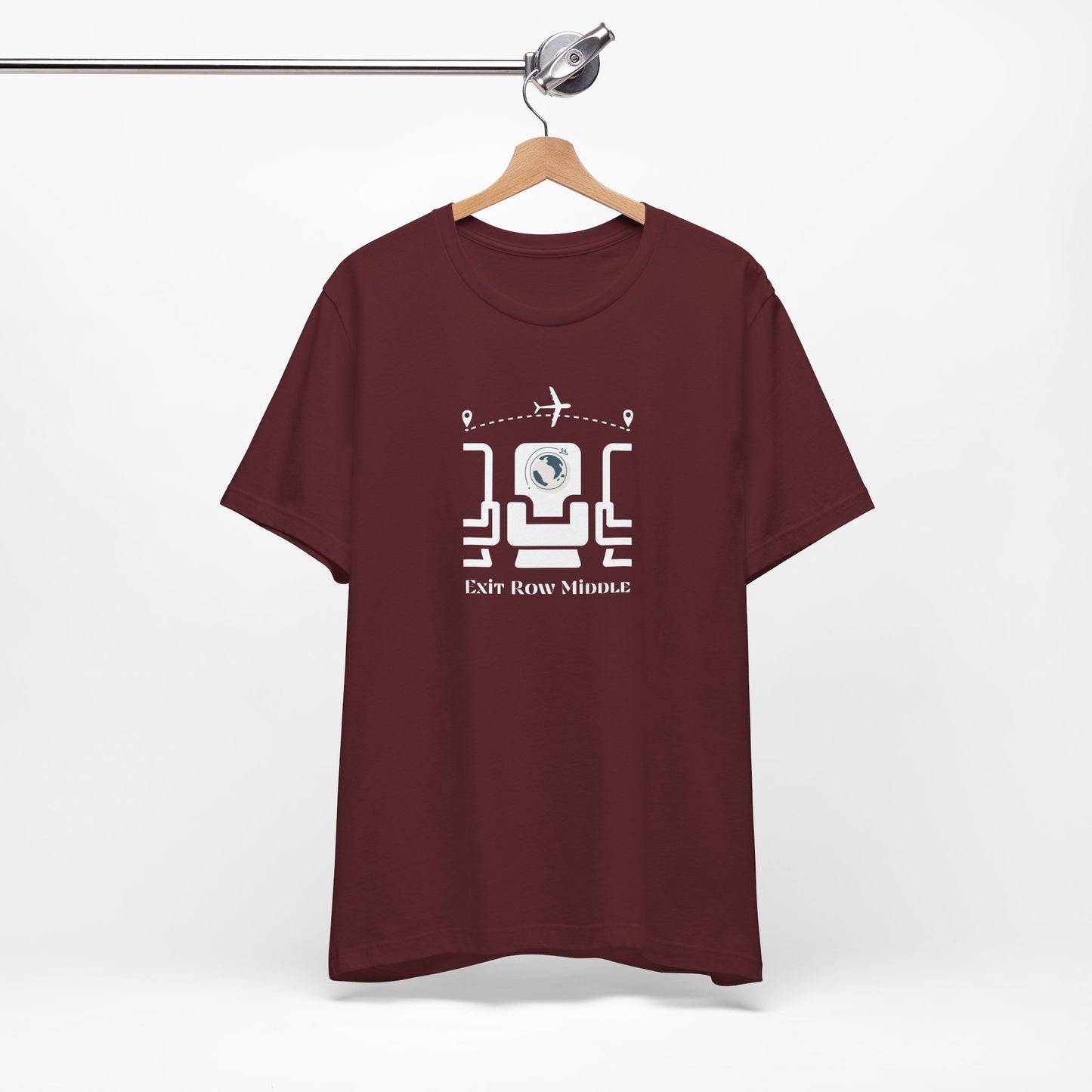 Unisex Jersey Short Sleeve Exit Row Middle Travel T-Shirt