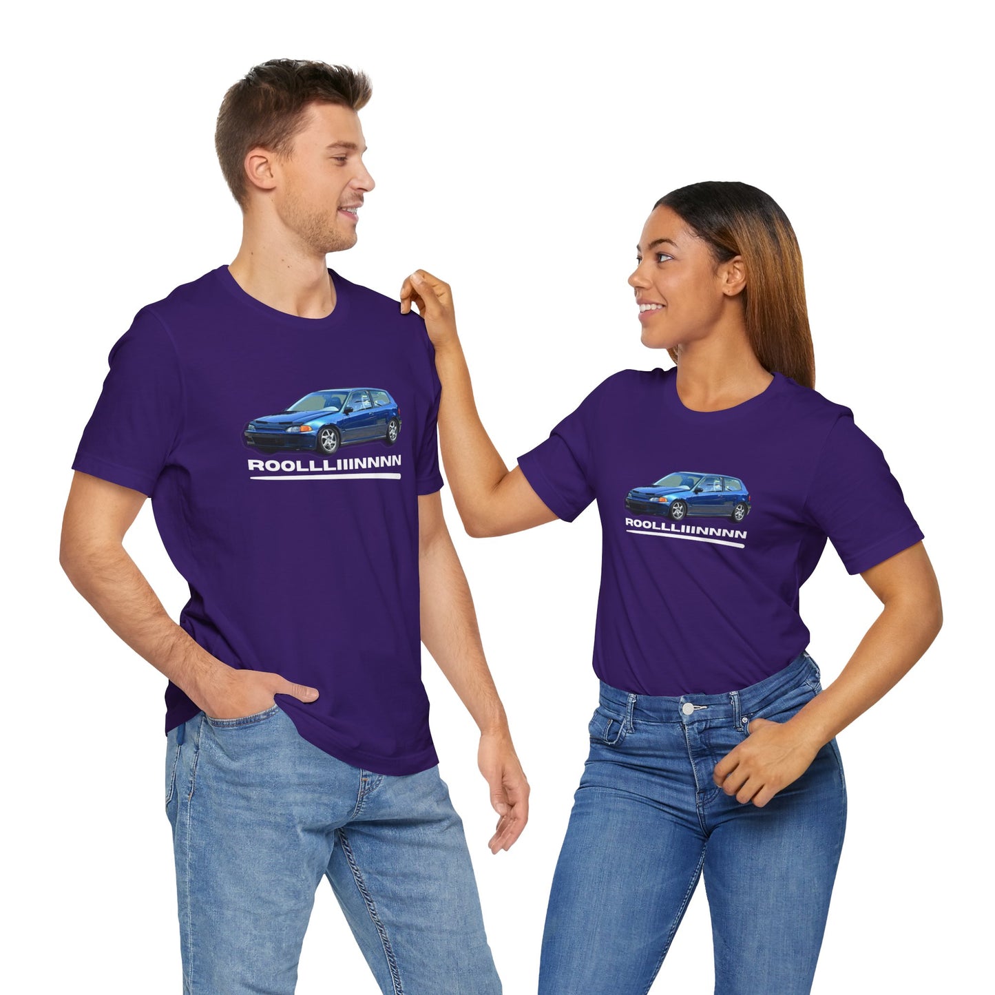 Unisex Jersey Short Sleeve Rolllllin Civic Hatchback Appreciation T-Shirt