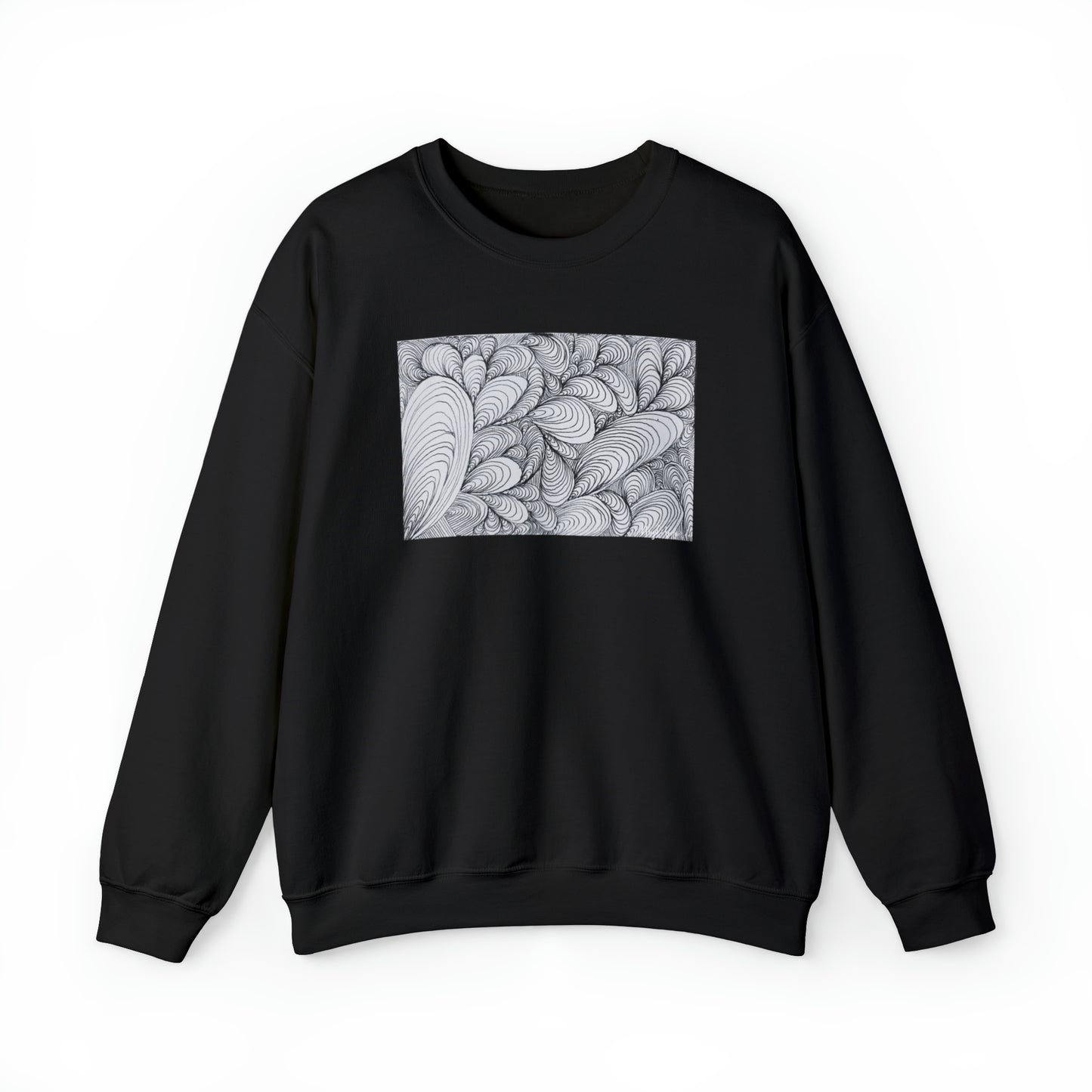 Unisex Original Rough Art Midsize Print Sweatshirt - Vapors