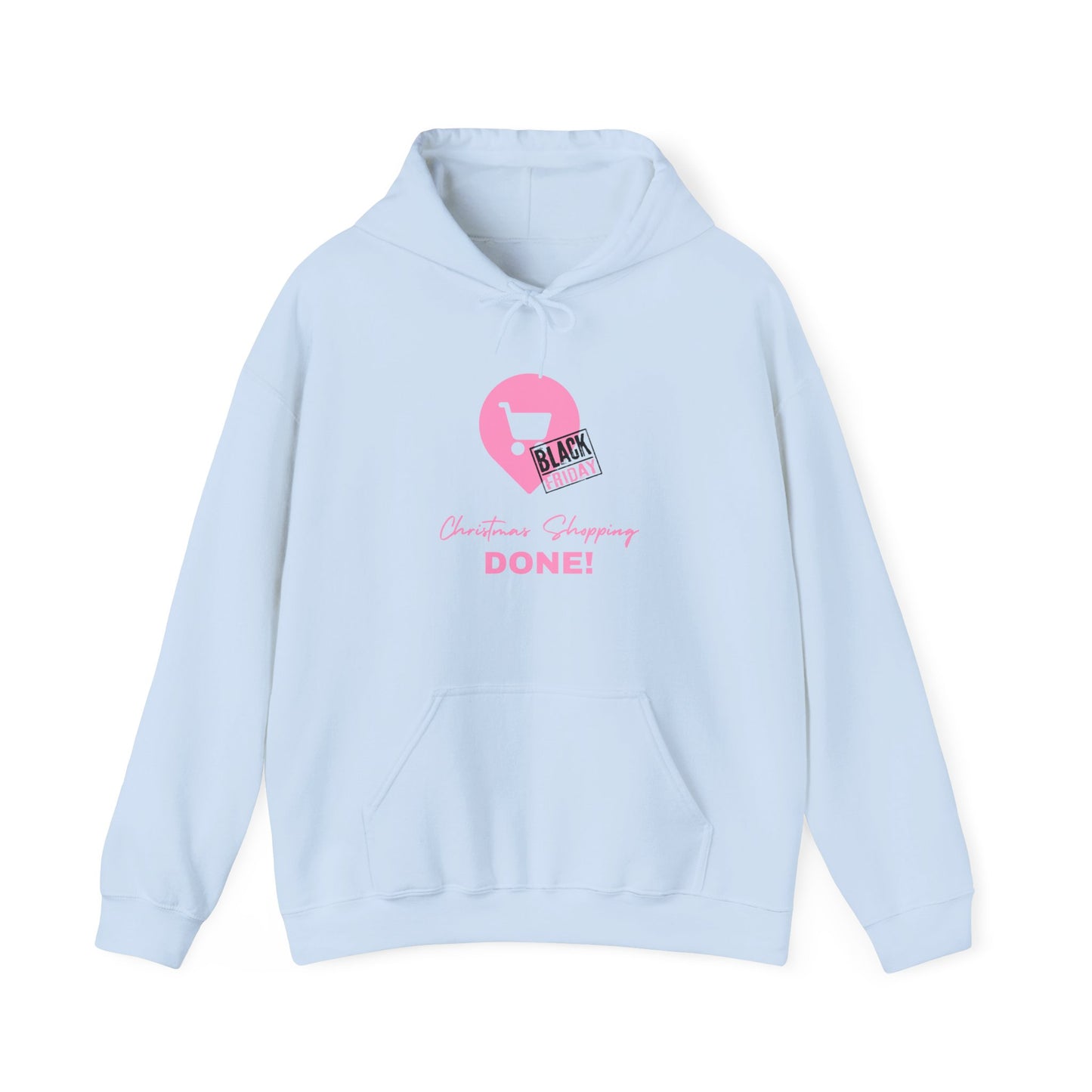 Unisex Black Friday Christmas Shopping DONE! Heavy Blend™ Hooded Sweatshirt