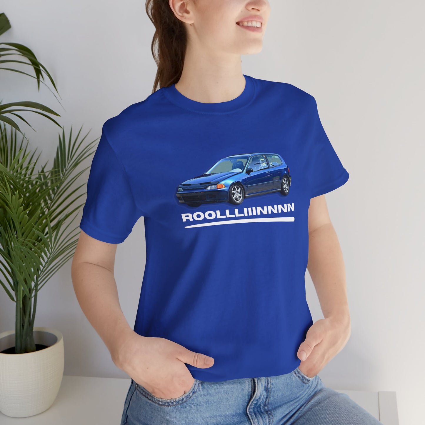 Unisex Jersey Short Sleeve Rolllllin Civic Hatchback Appreciation T-Shirt