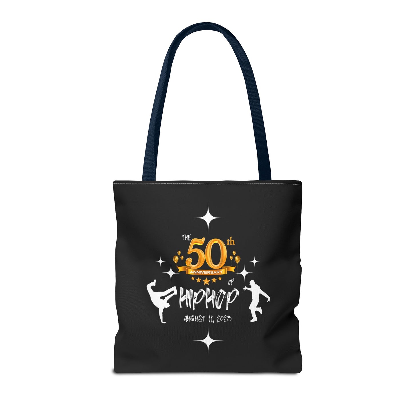 Unisex 50th Anniversary of HipHop August 11, 2023 Commemorative Tote Bag HipHop Anniversary Tote Music Fan Tote Bag Gift For DJ Music Lover