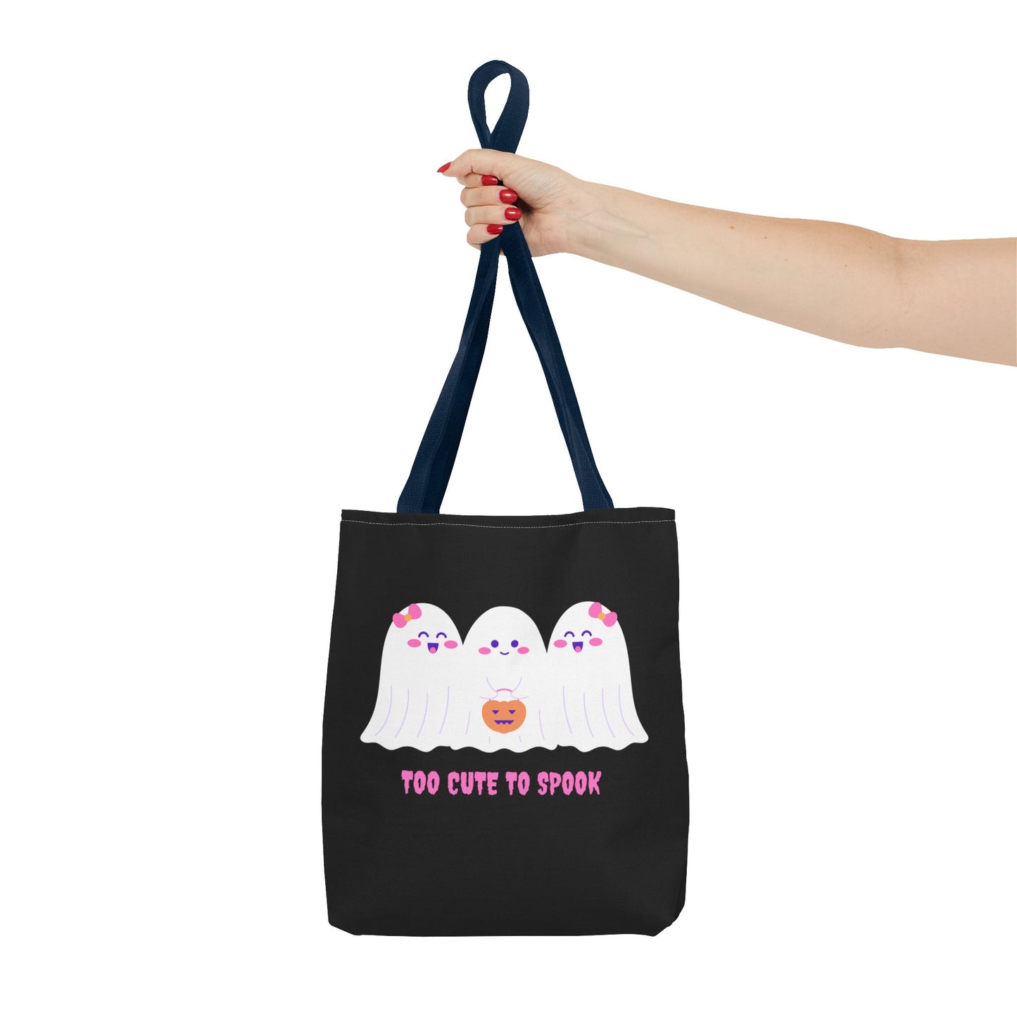 Cute Ghost Halloween Tote Bag Gift for Halloween Spooky Season Trick or Treating Bag Halloween Tote Fall Tote Bag Cute Tote Gift Idea
