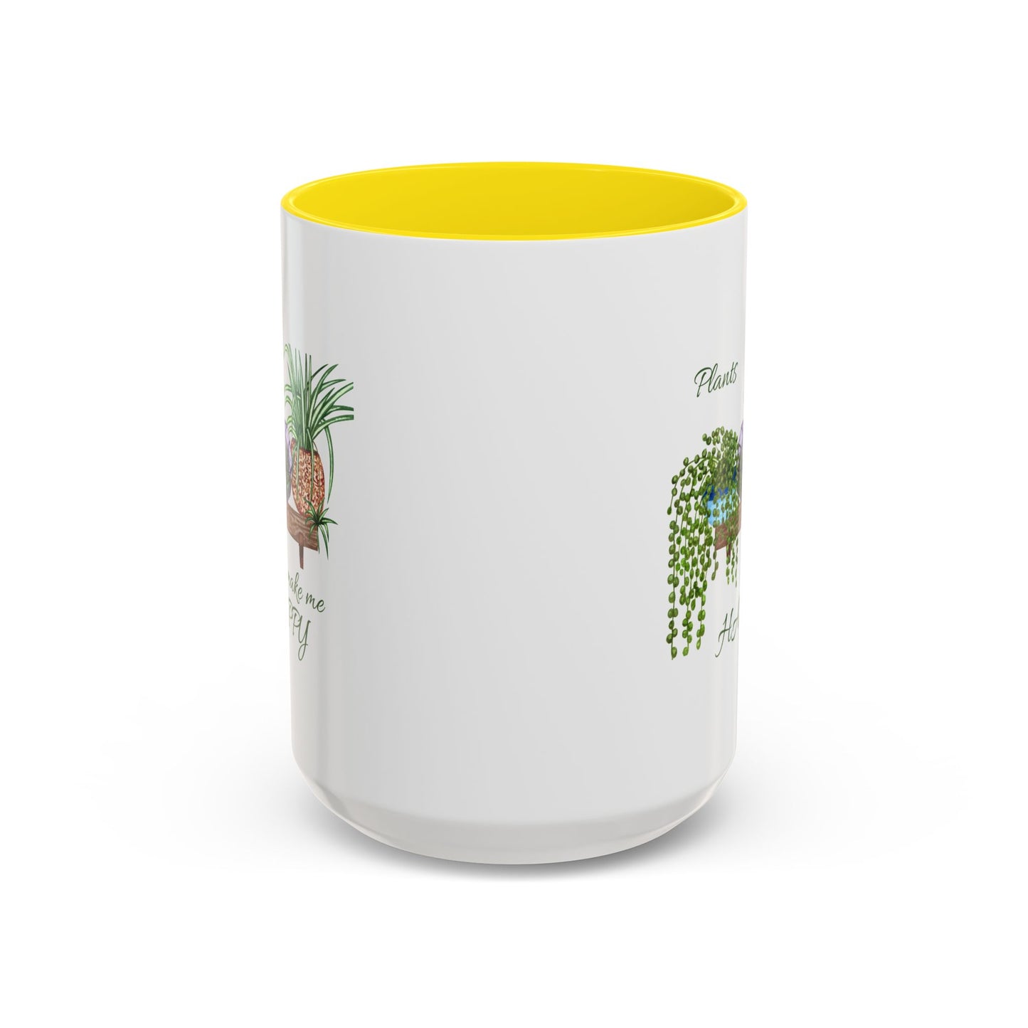 11oz/15oz Garden Themed Plants Make Me Happy Coffee Mug