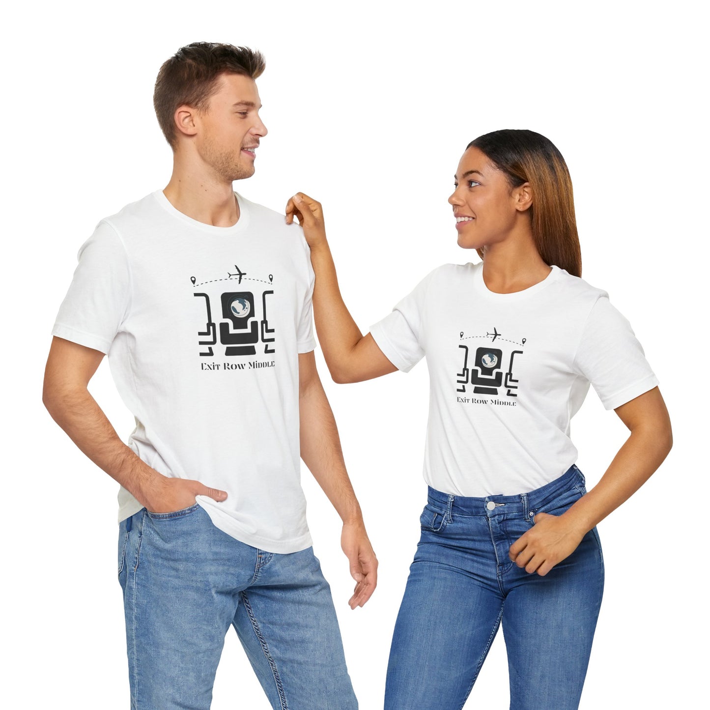 Unisex Jersey Short Sleeve Exit Row Middle Travel T-Shirt