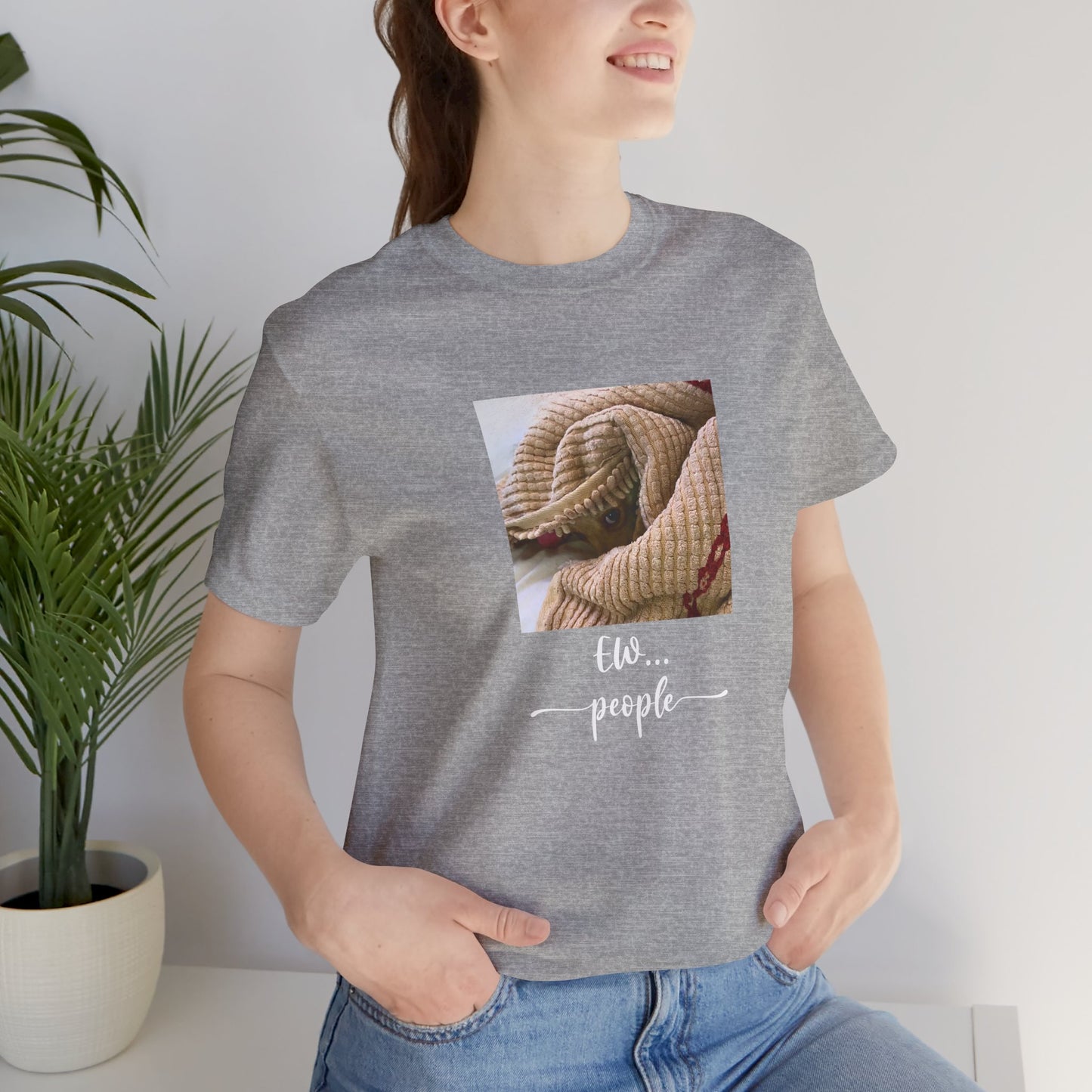 Unisex EW People Introvert Hiding Chihuahua T-Shirt