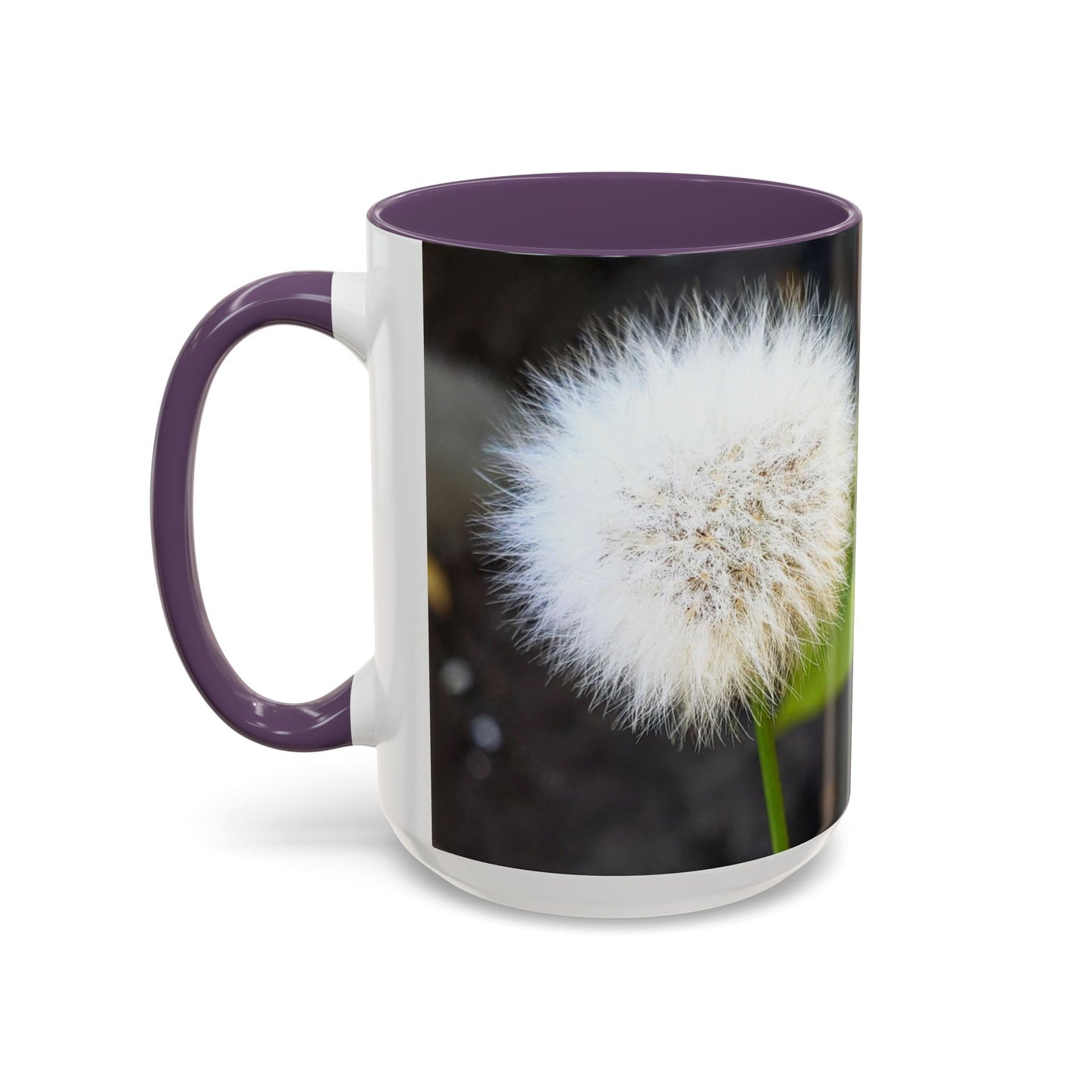 11oz/15oz Garden Themed Dandelion Flower Coffee Mug