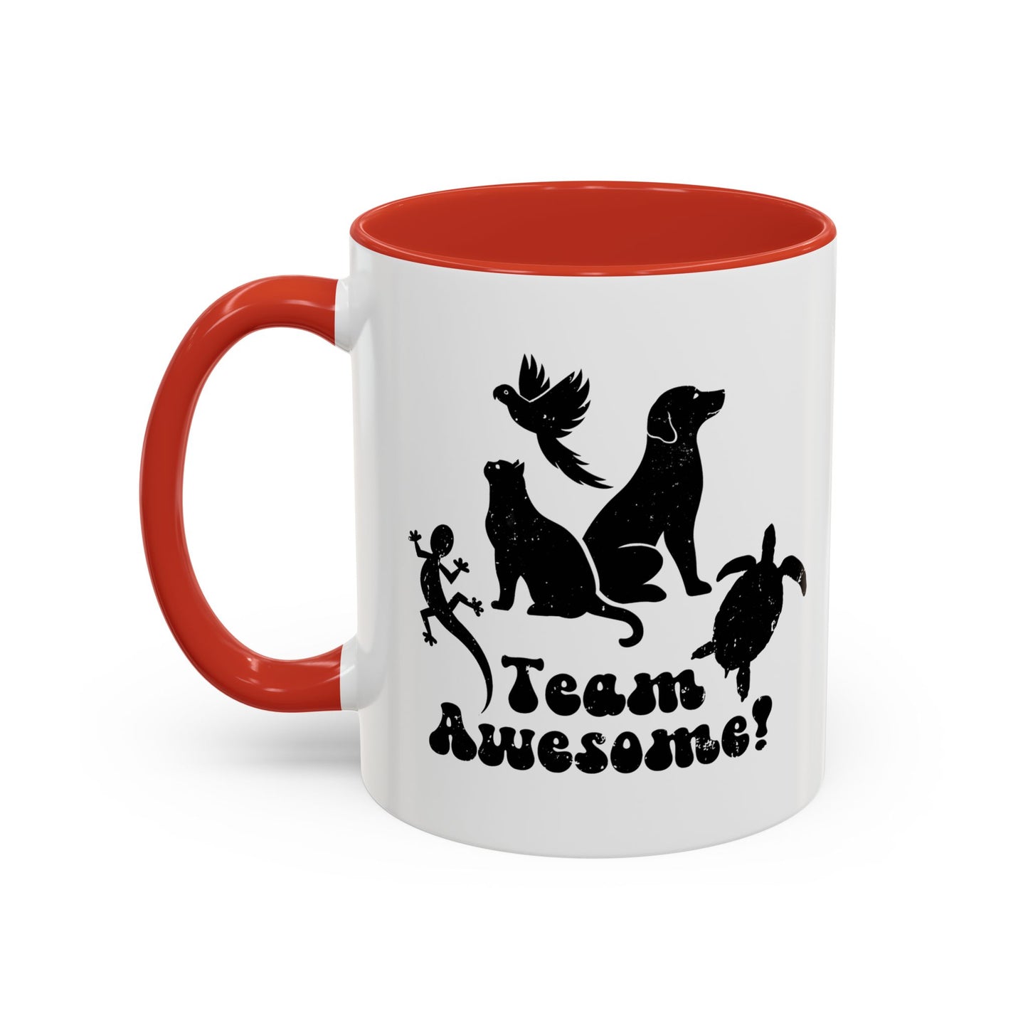 11oz/15oz Animal Lover Lizard Cat Bird Dog Turtle Team Awesome Coffee Mug