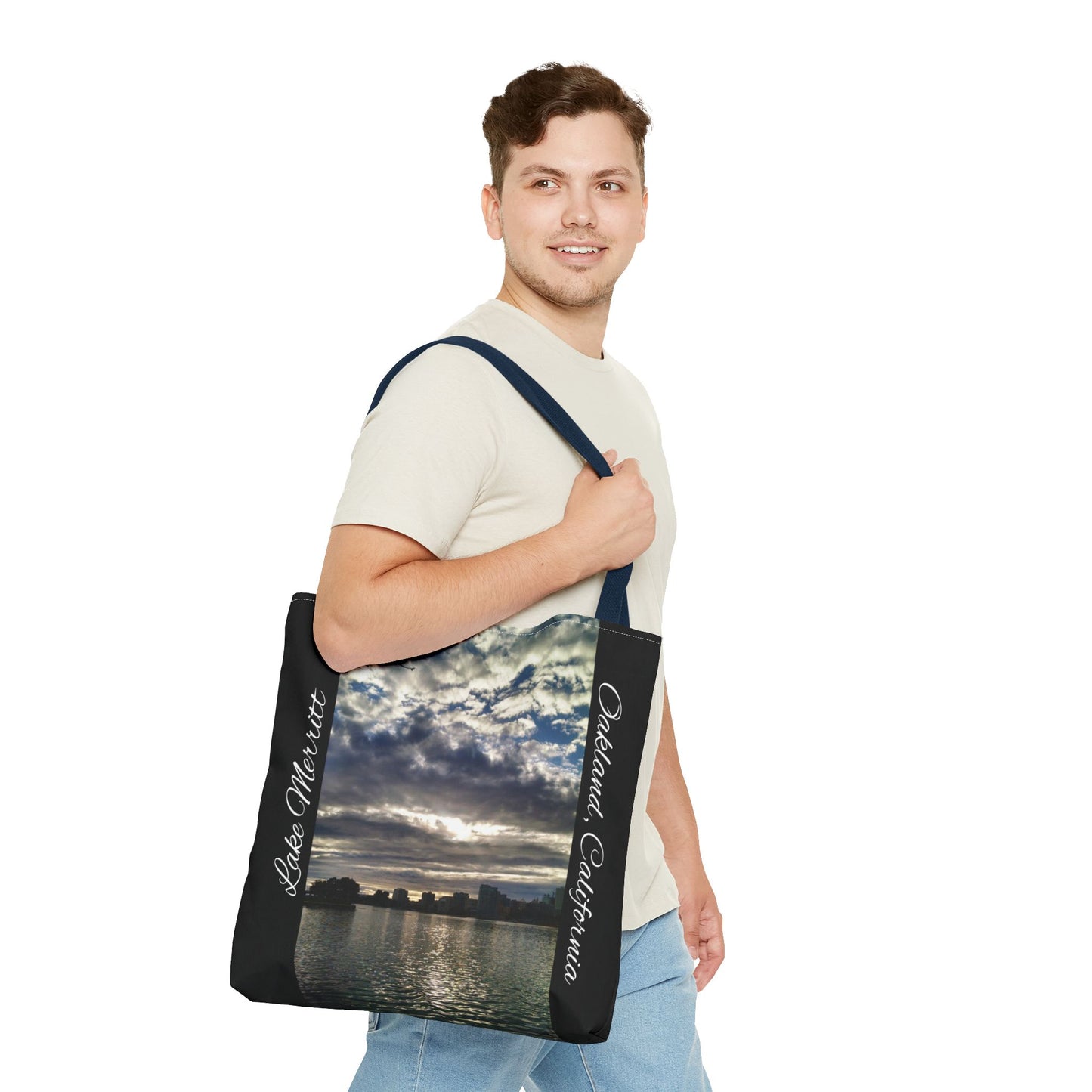 Unisex Travel Tote Lake Merritt Oakland California Tote Bag