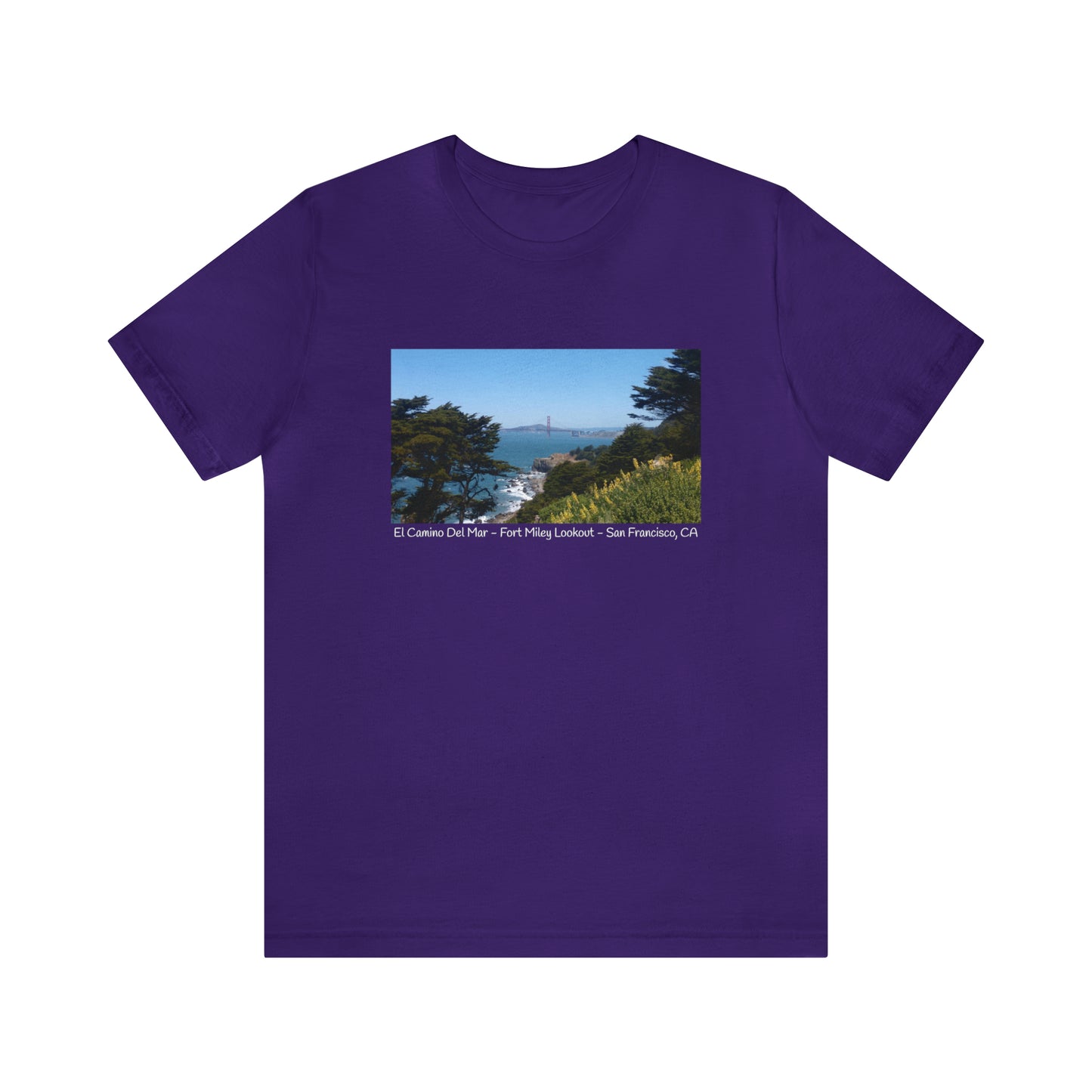 Unisex Jersey Short Sleeve El Camino Del Mar, San Francisco, California