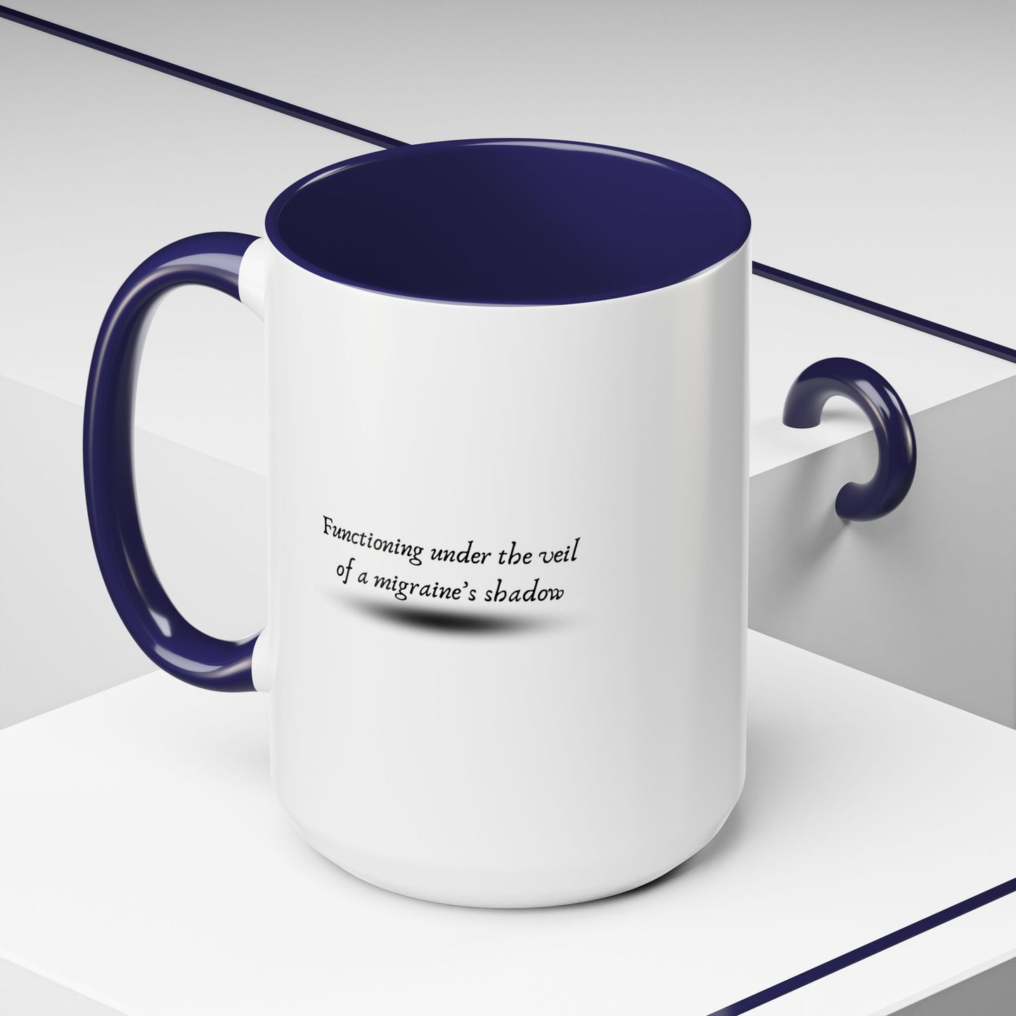11oz/15oz Migraine Day Invisible Illness Warrior Functioning Under The Veil of a Migraines Shadow Coffee Mug