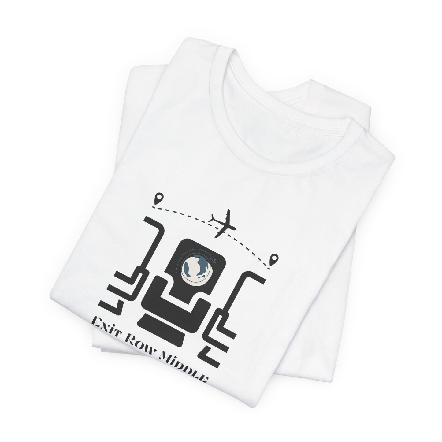 Unisex Jersey Short Sleeve Exit Row Middle Travel T-Shirt