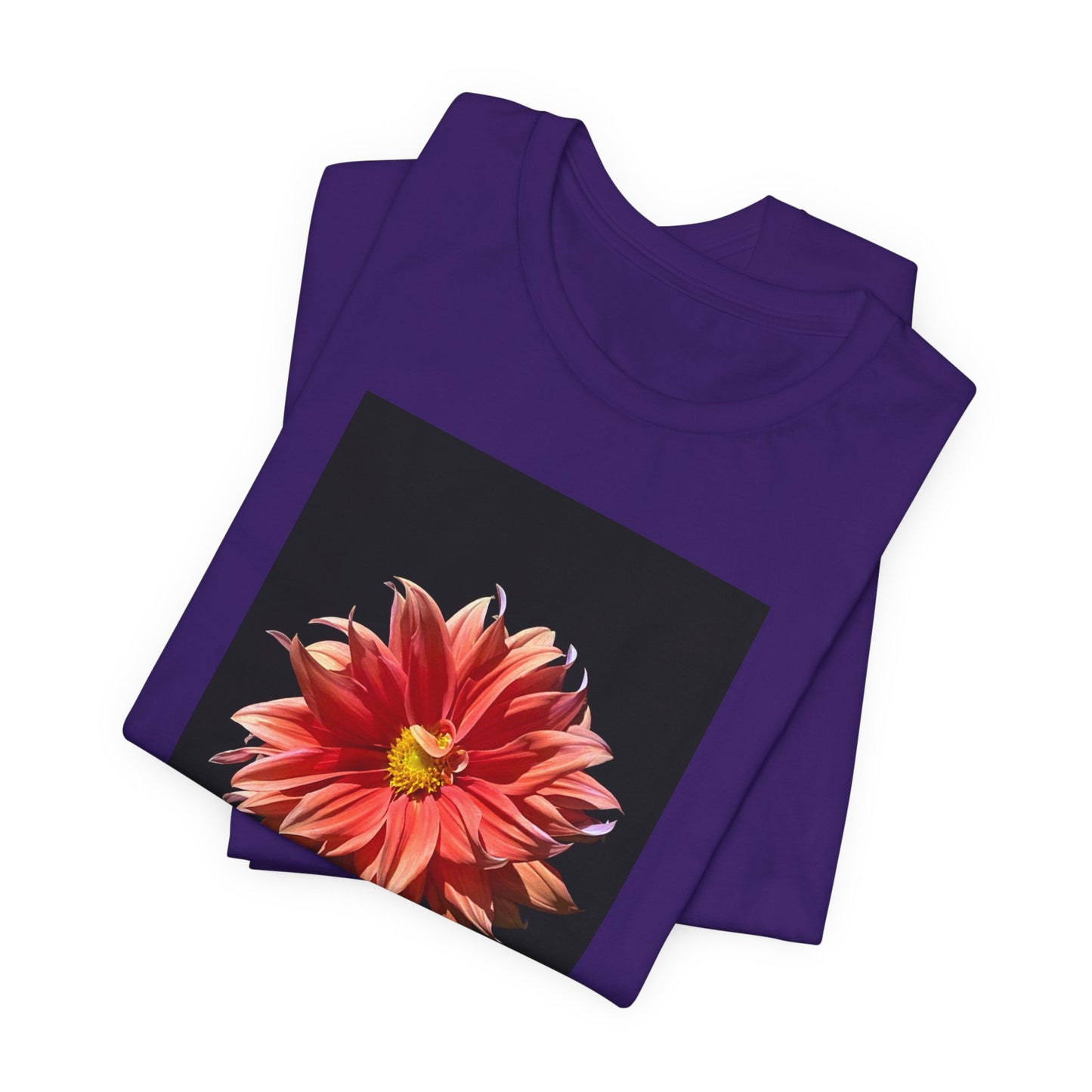 Unisex Jersey Short Sleeve Dahlia Flower T-Shirt