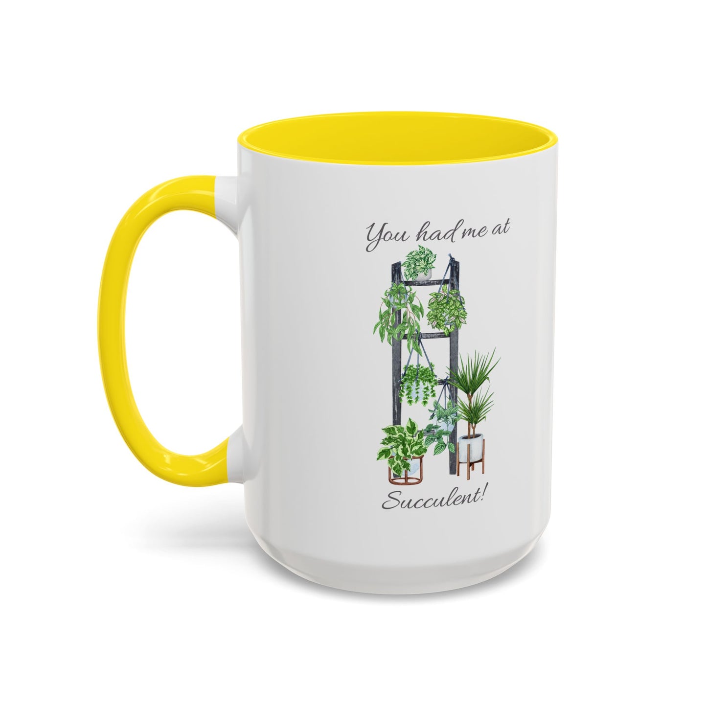 11oz/15oz Garden Themed Succulent Container Garden Plant Parent Coffee Mug