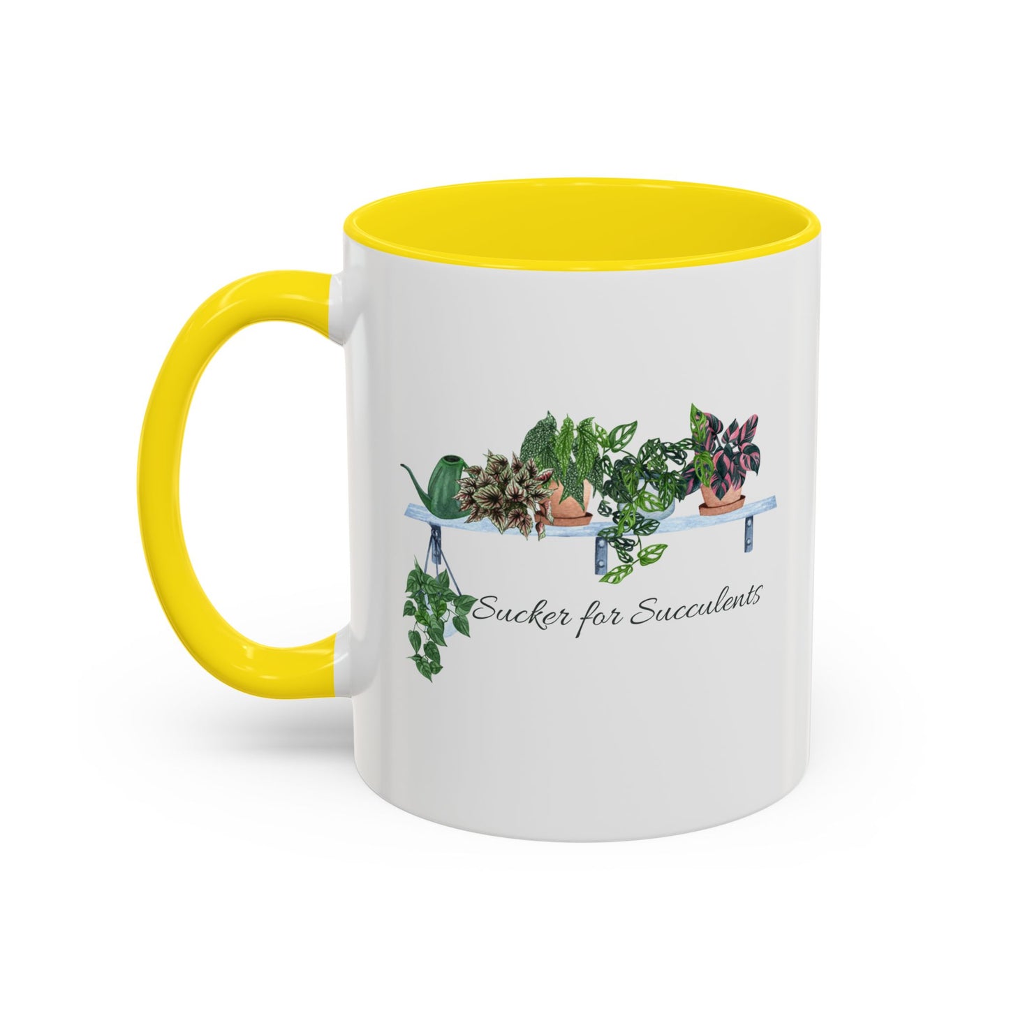11oz/15oz Garden Themed Coffee Mug Sucker for Succulents