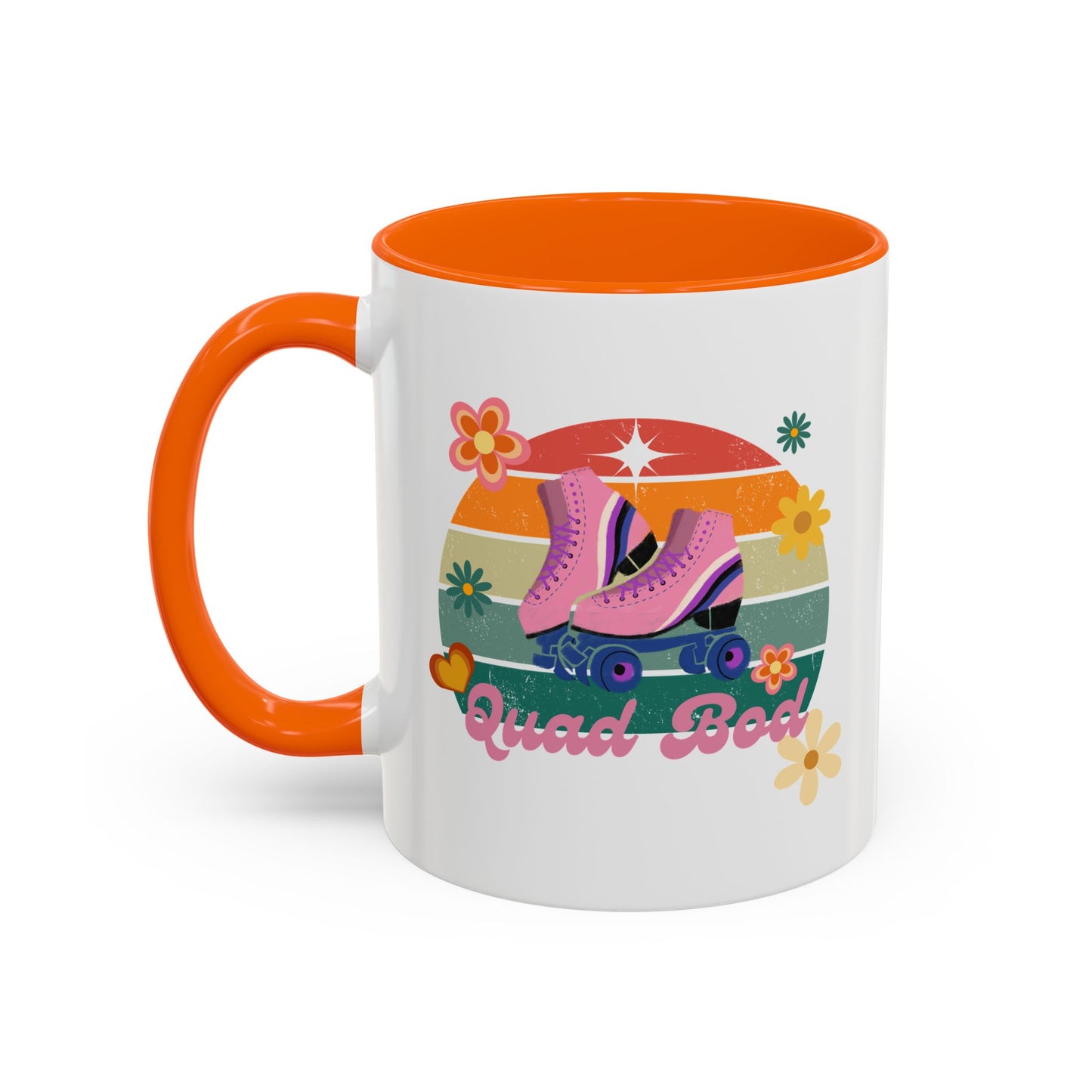 11oz/15oz Retro Vibes Roller Skate Quad Bod Coffee Mug