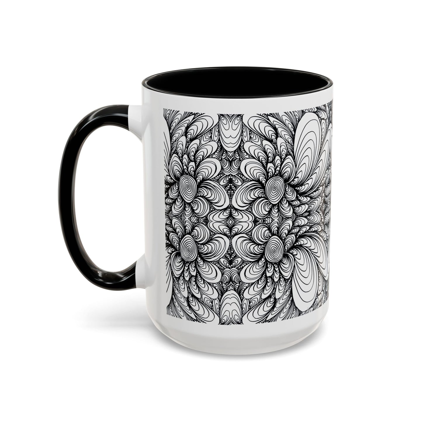 11oz/15oz Original Line Art Mug - Blooms