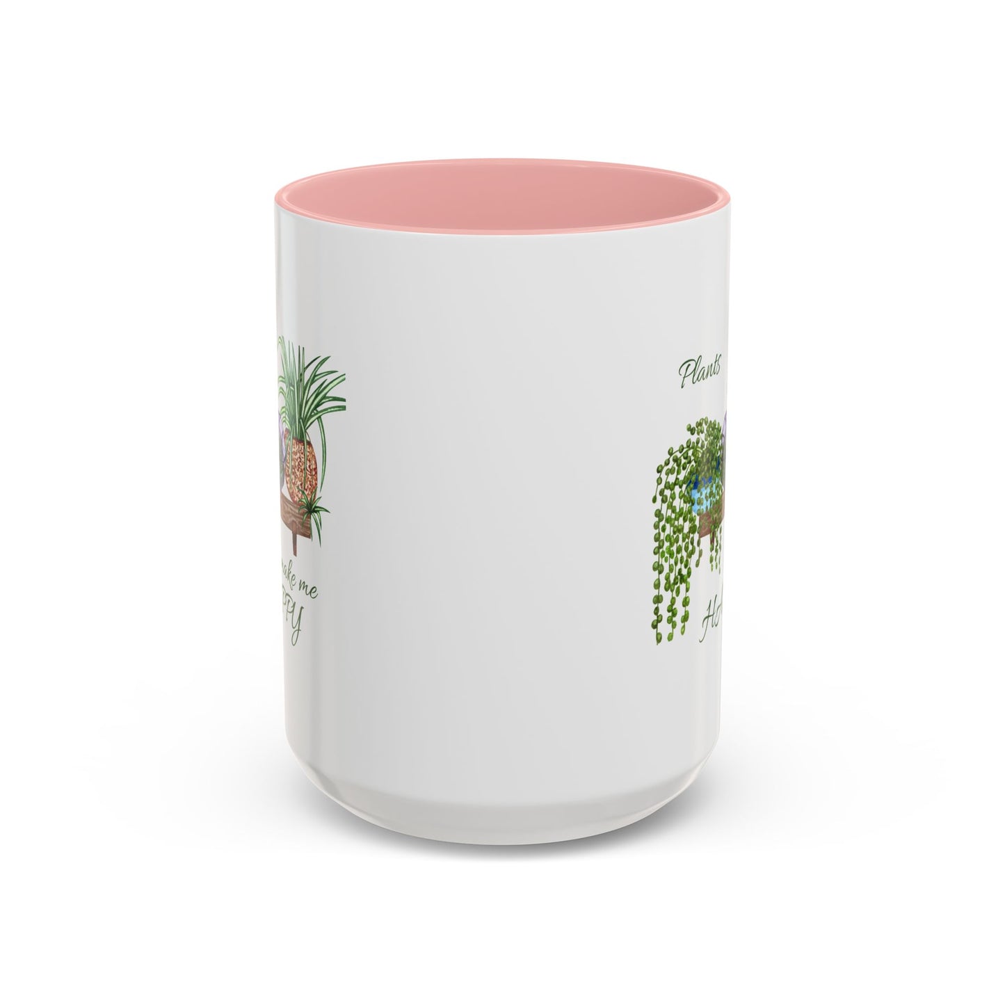 11oz/15oz Garden Themed Plants Make Me Happy Coffee Mug