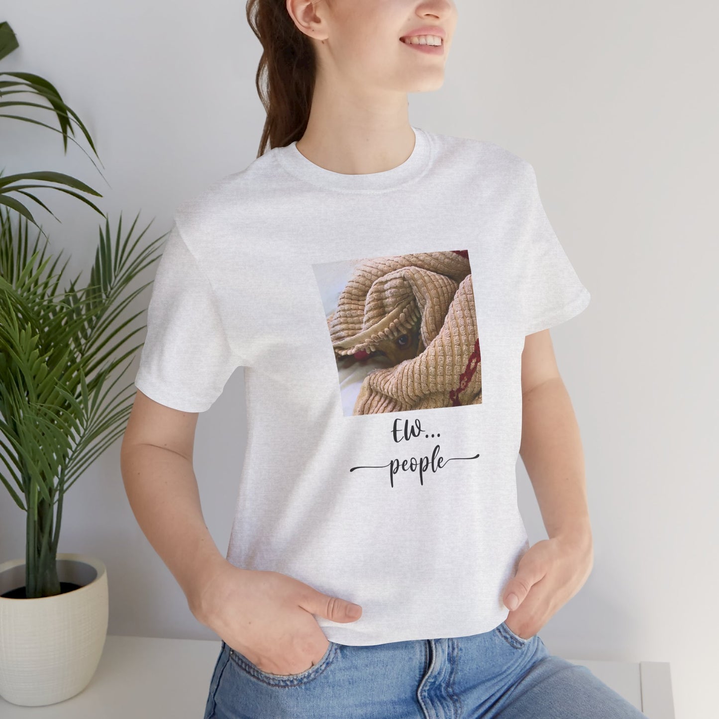 Unisex EW People Introvert Hiding Chihuahua T-Shirt