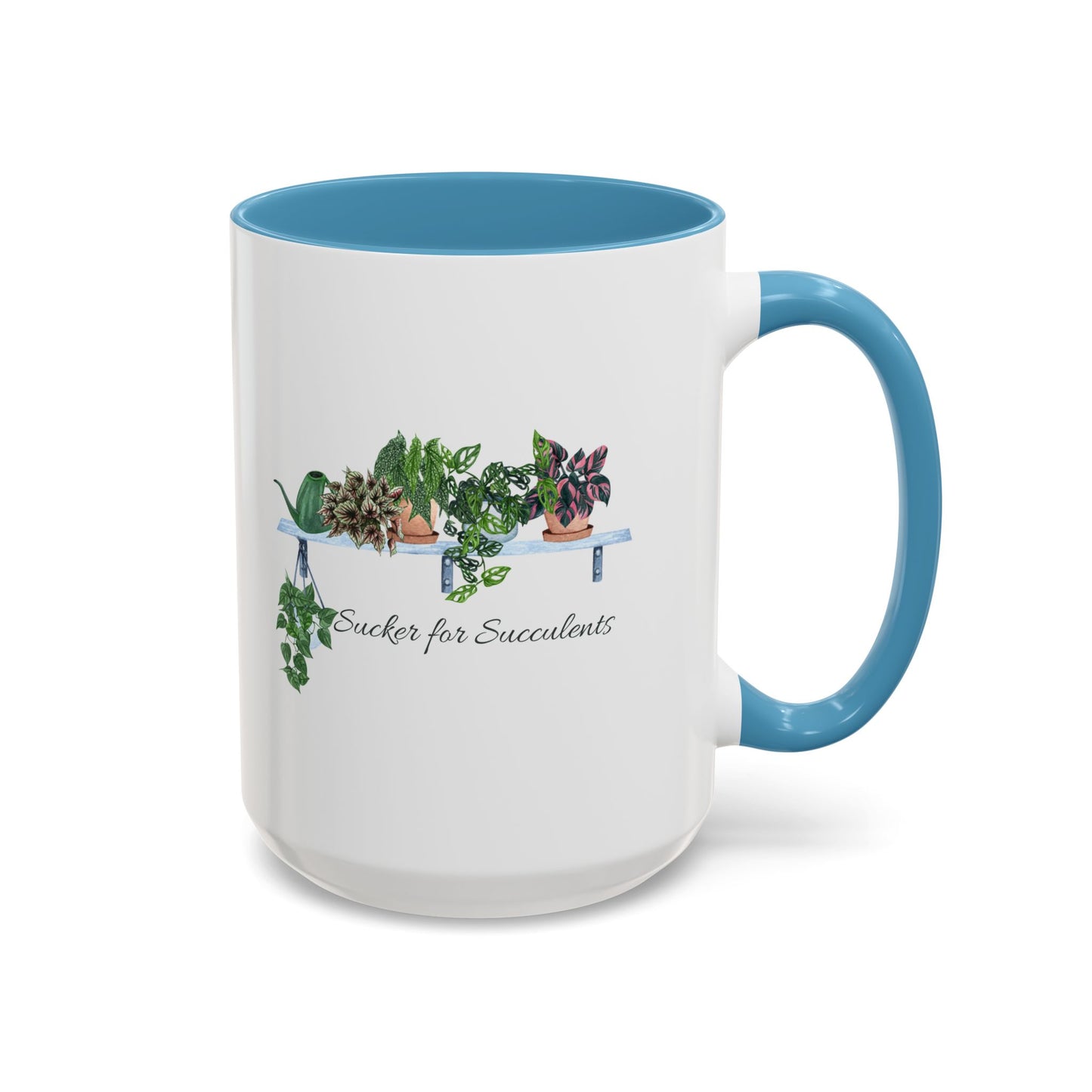11oz/15oz Garden Themed Coffee Mug Sucker for Succulents