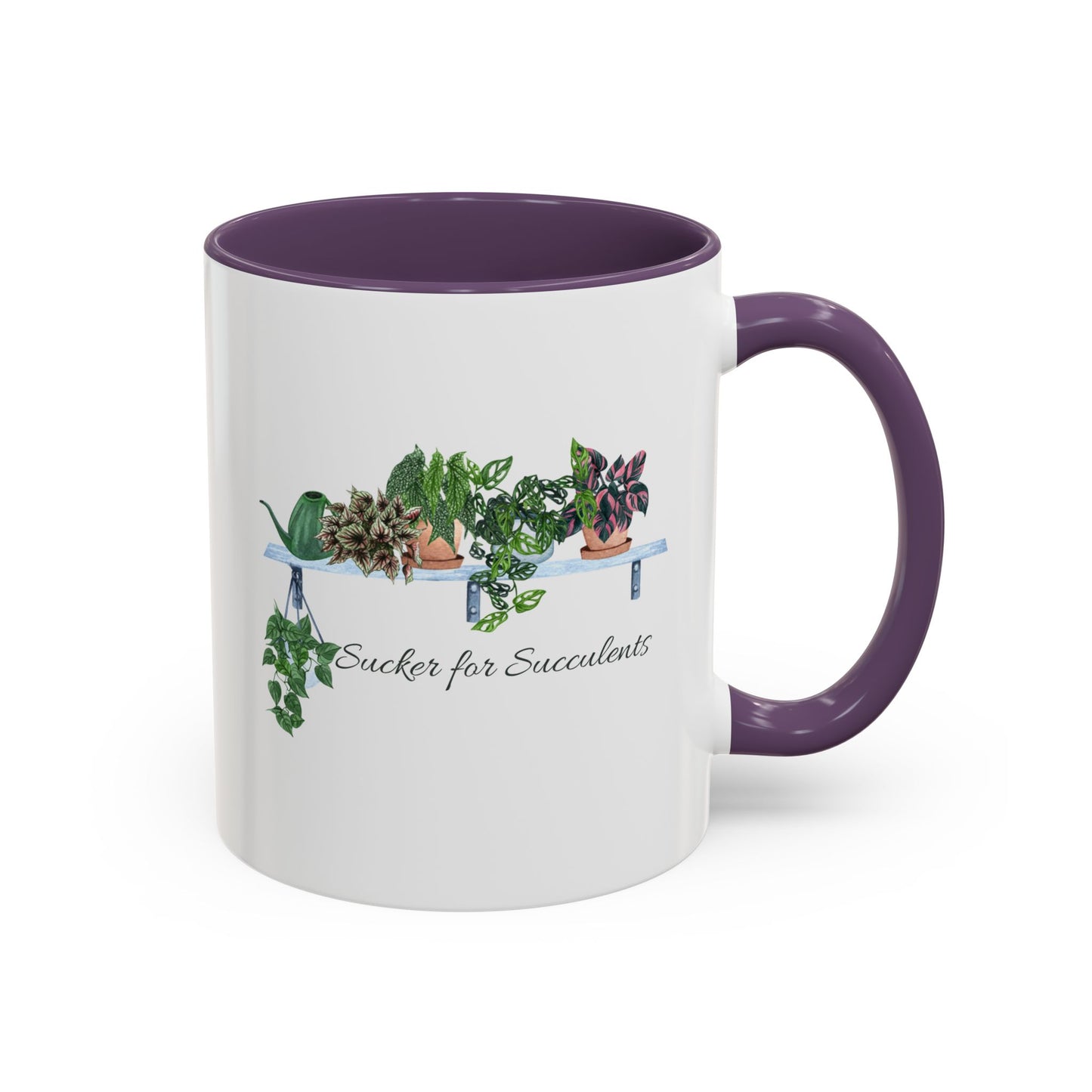 11oz/15oz Garden Themed Coffee Mug Sucker for Succulents