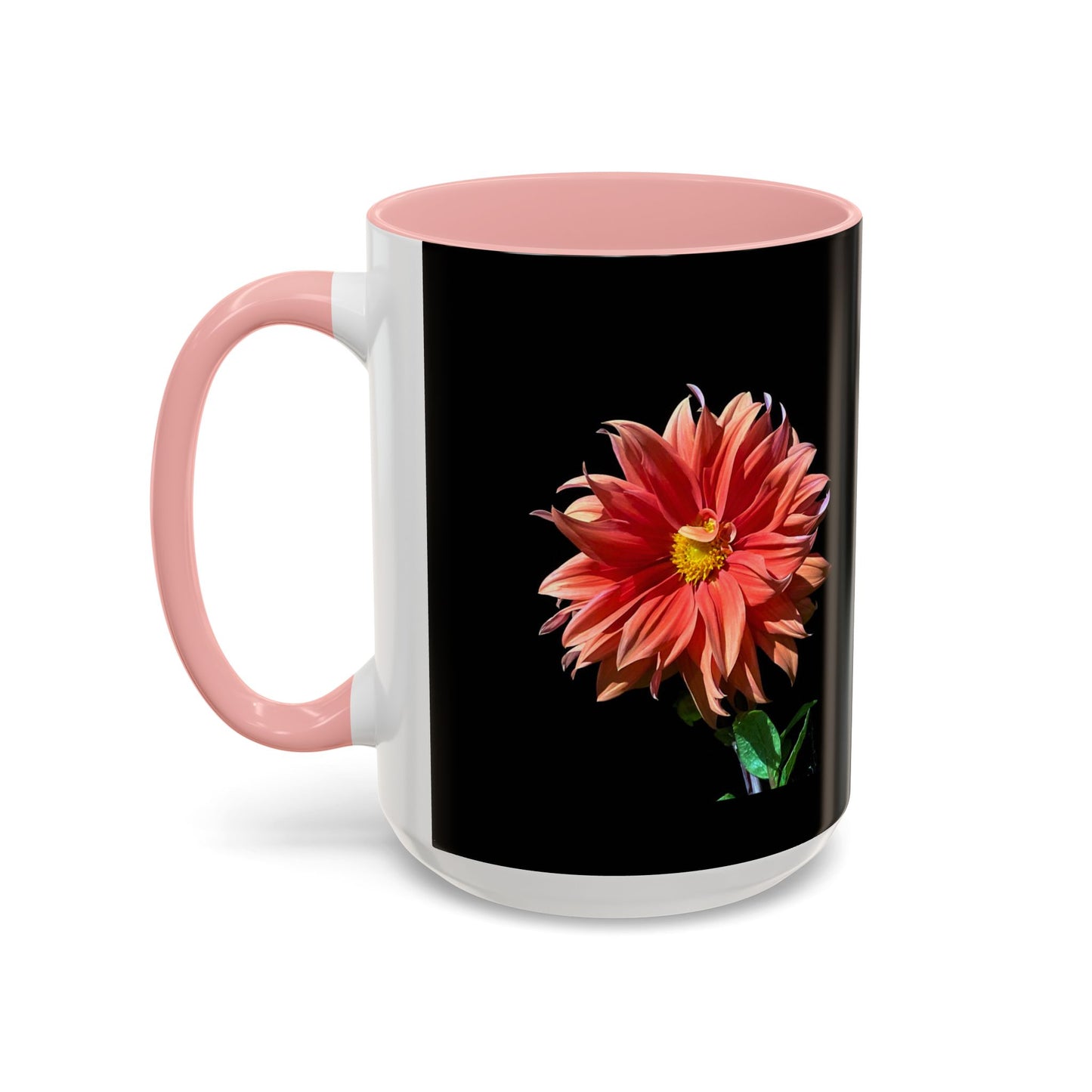 11oz/15oz Dahlia Flower Coffee Mug