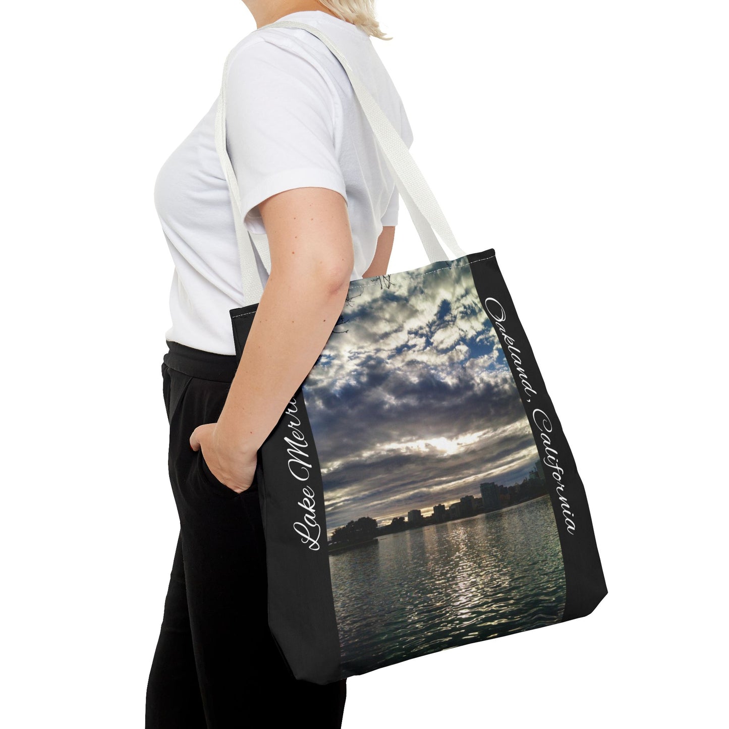 Unisex Travel Tote Lake Merritt Oakland California Tote Bag
