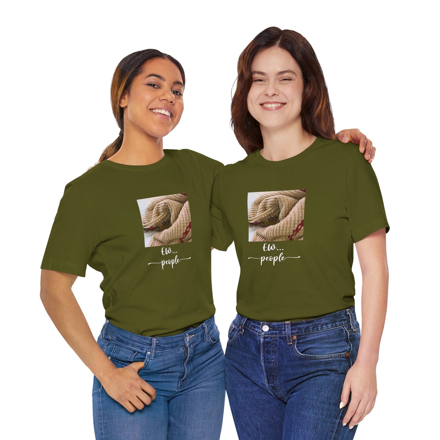 Unisex EW People Introvert Hiding Chihuahua T-Shirt