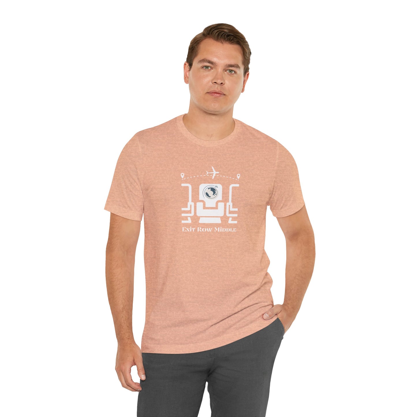 Unisex Jersey Short Sleeve Exit Row Middle Travel T-Shirt