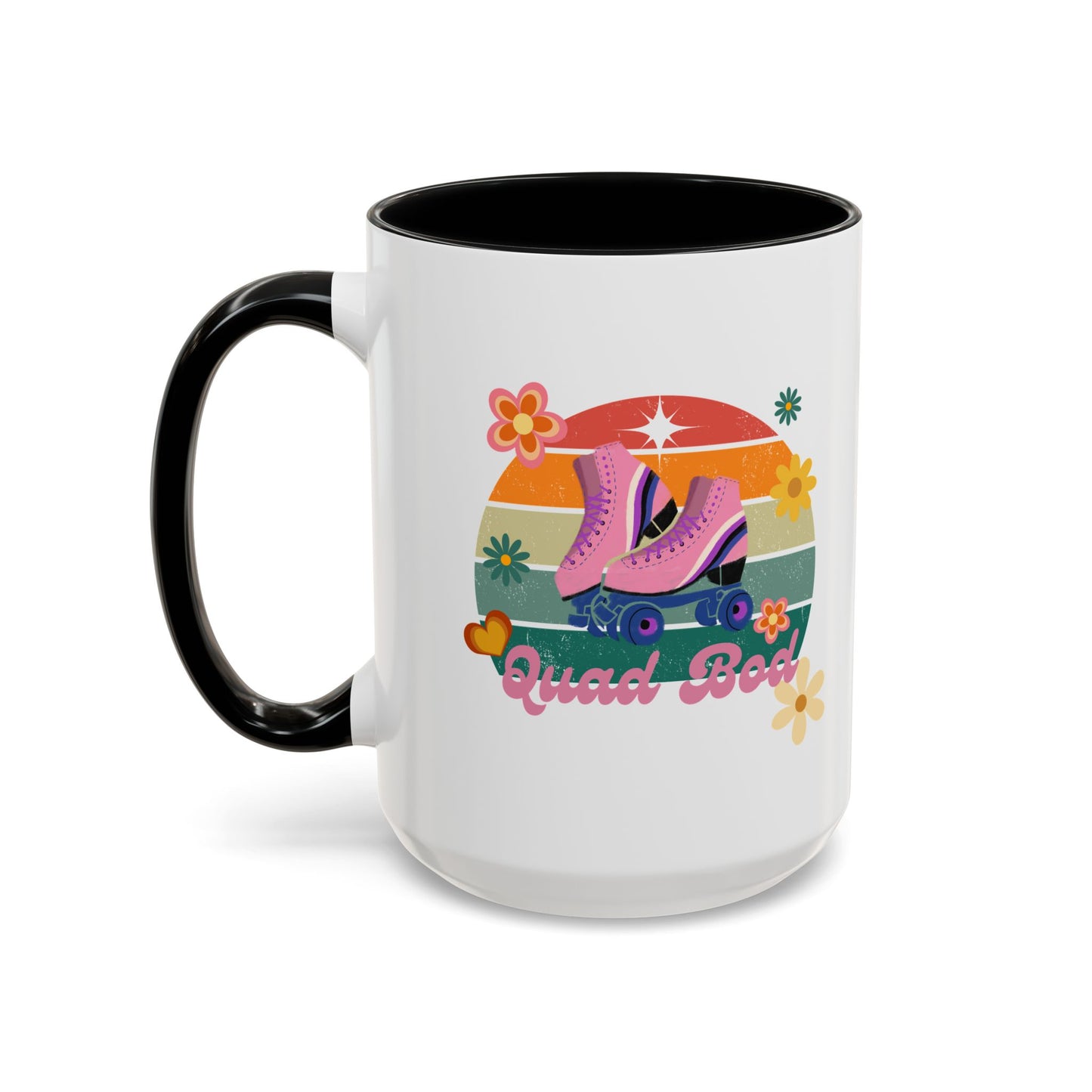 11oz/15oz Retro Vibes Roller Skate Quad Bod Coffee Mug