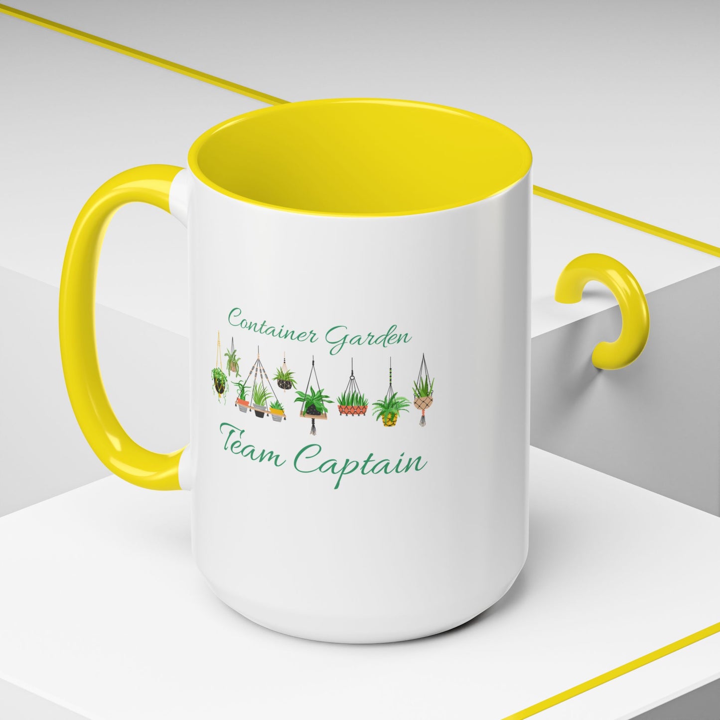 11oz/15oz Garden Themed Container Garden Team Captain Plant Parent Coffee Mug