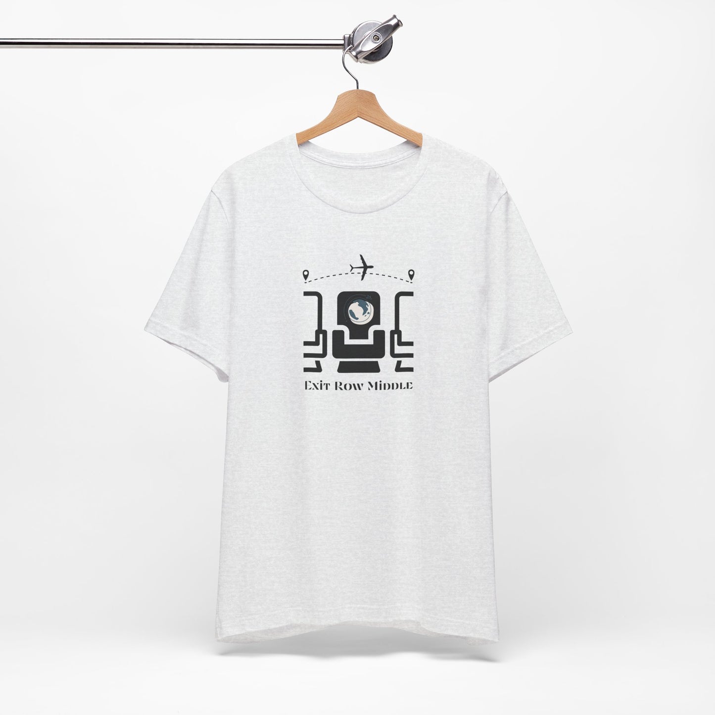 Unisex Jersey Short Sleeve Exit Row Middle Travel T-Shirt