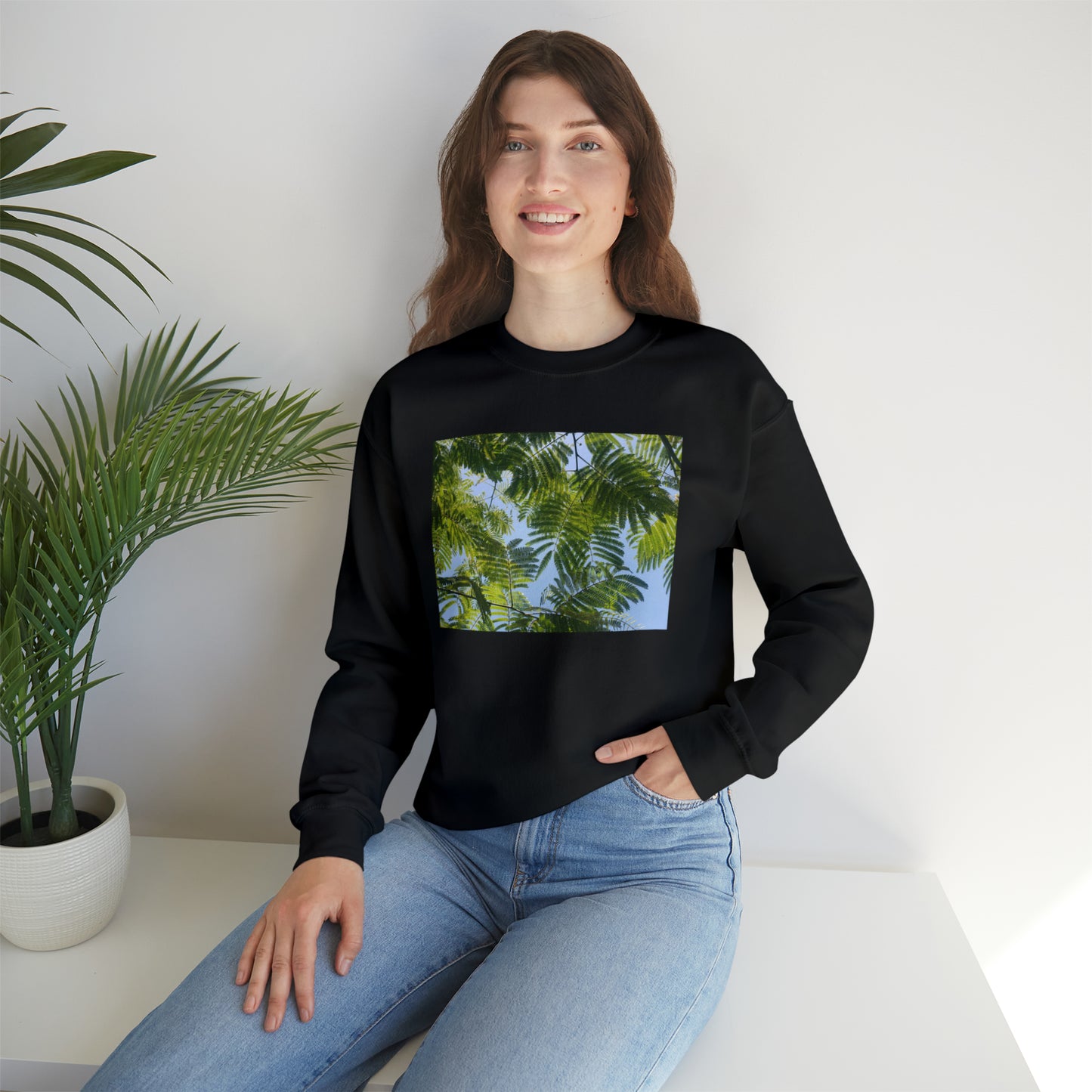 Unisex Heavy Blend™ Crewneck Original Print Silk Canopy Sweatshirt