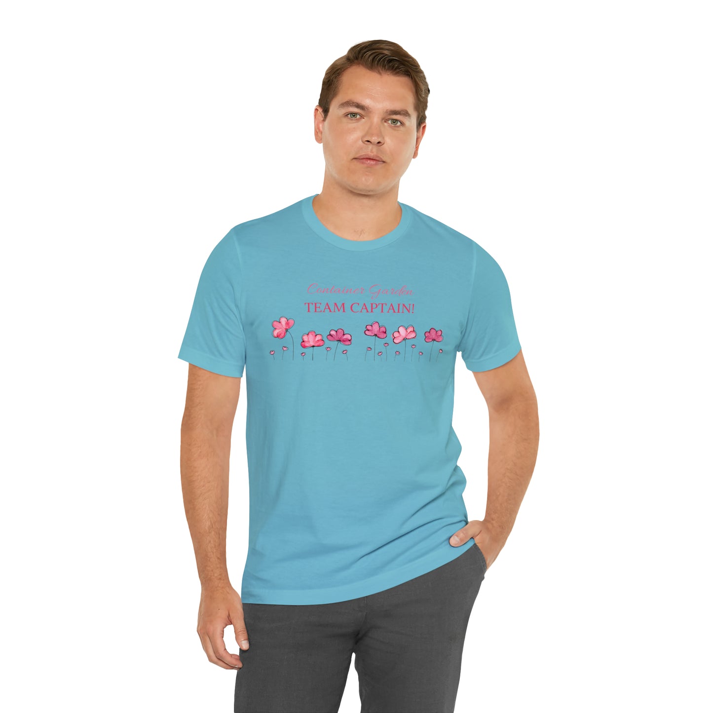 Unisex Gardening Shirt, Container Garden Team Captain T-Shirt