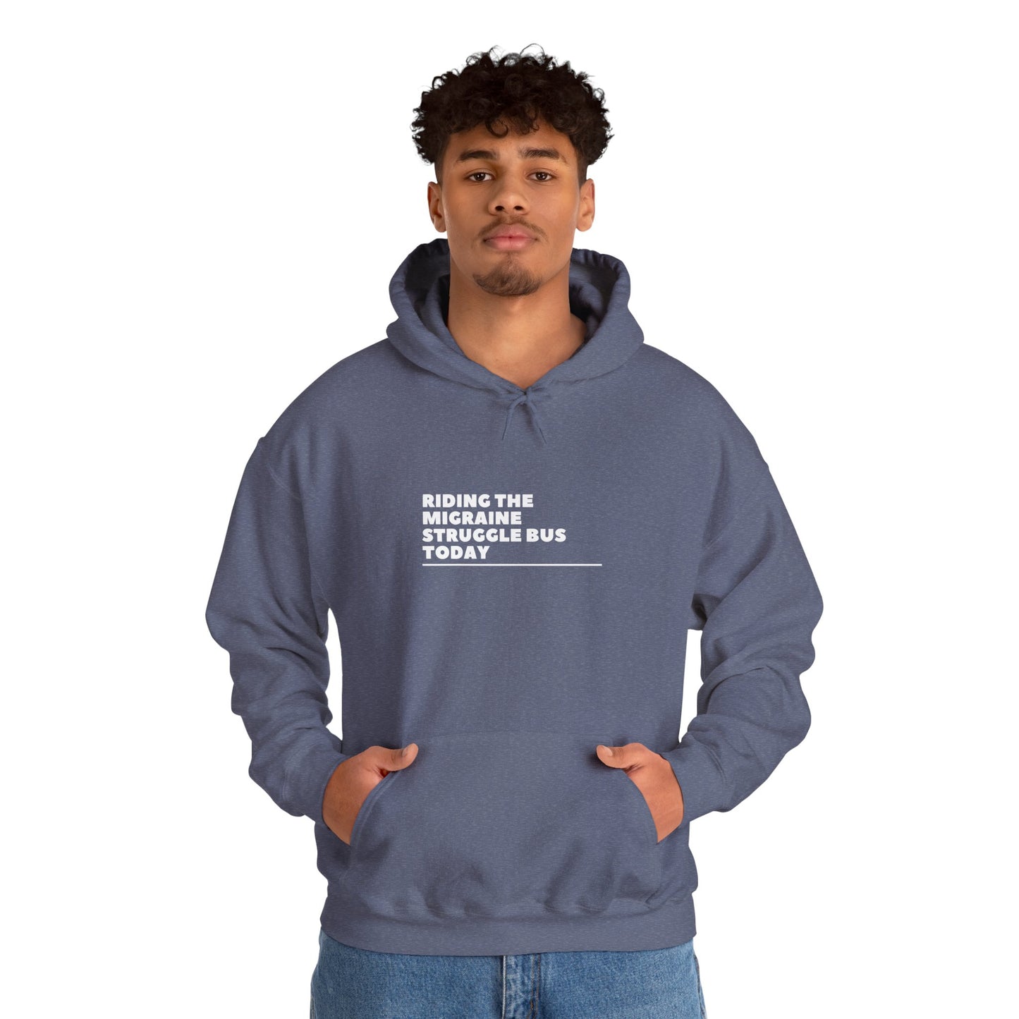 Unisex Migraine Day Invisible Illness Warrior Hooded Sweatshirt