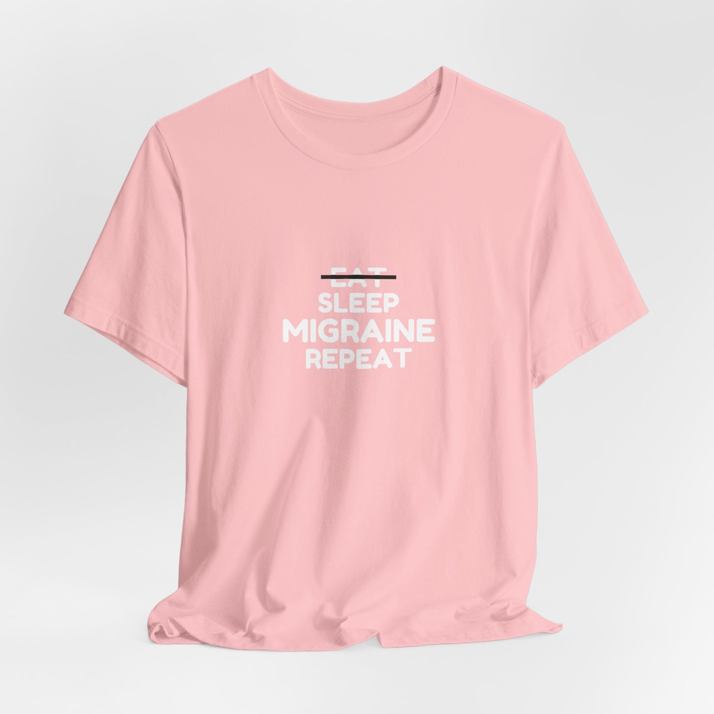 Unisex Migraine Day Invisible Illness Warrior Eat Sleep Migraine Repeat Tshirt