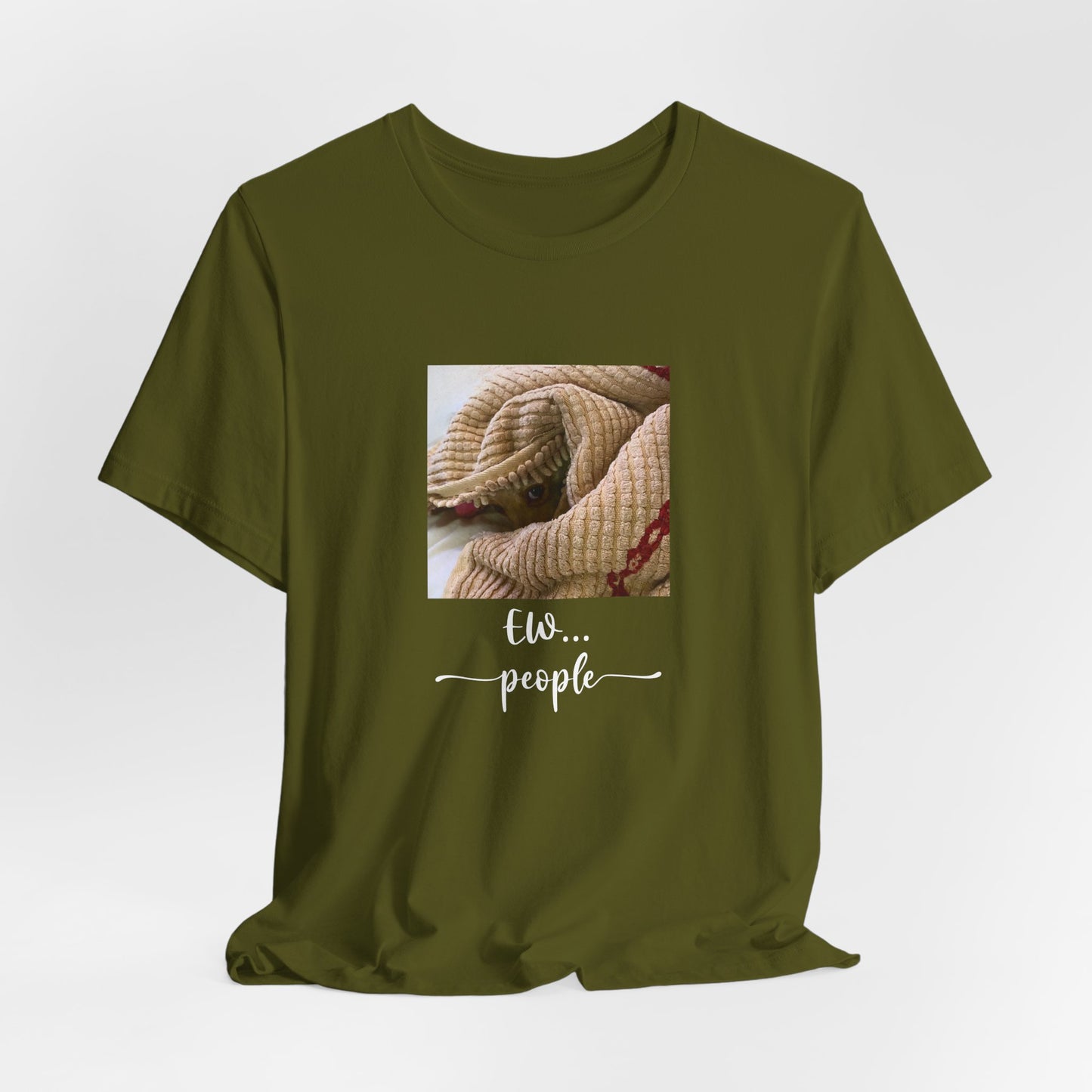 Unisex EW People Introvert Hiding Chihuahua T-Shirt