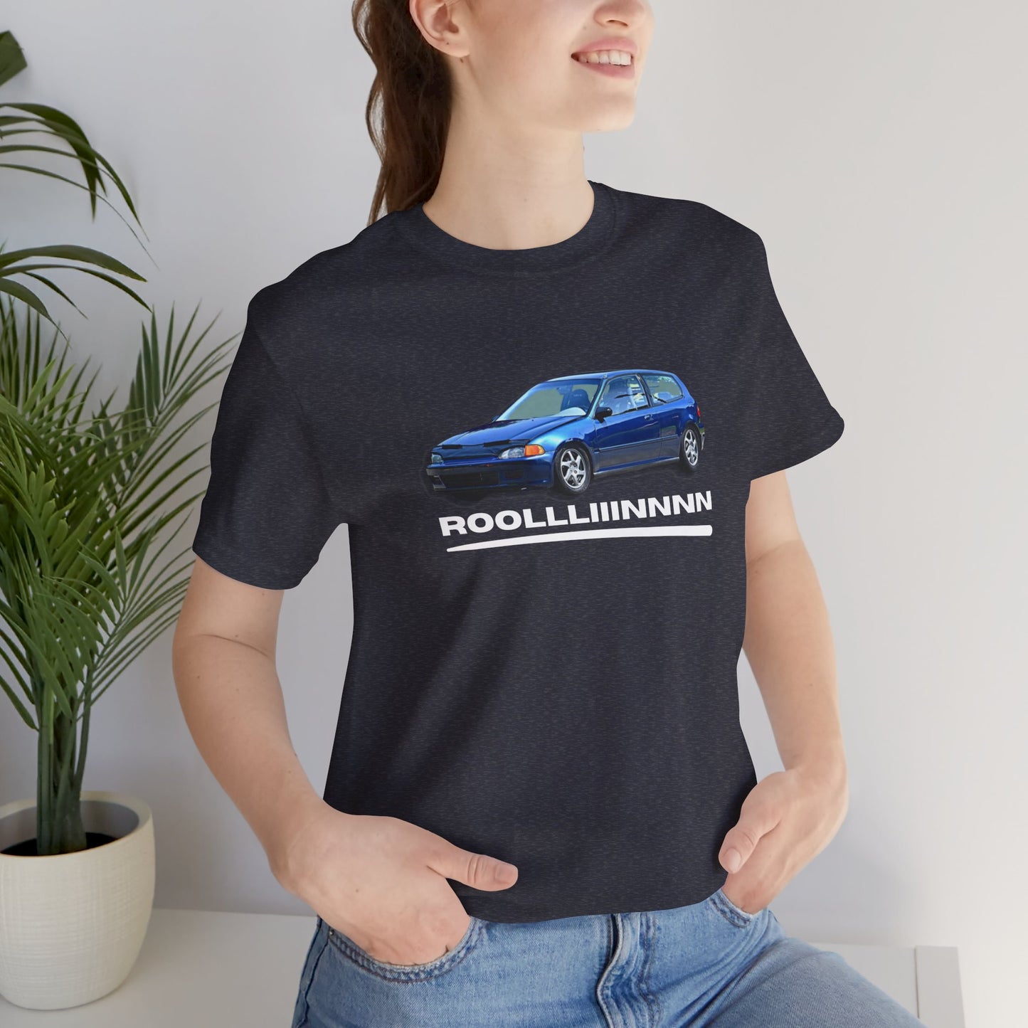 Unisex Jersey Short Sleeve Rolllllin Civic Hatchback Appreciation T-Shirt