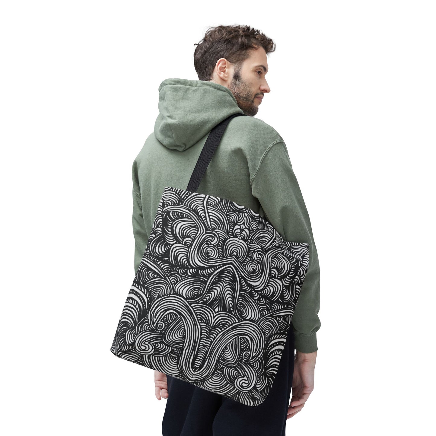 Unisex Original Line Art All Over Print Tote Bag - Mirage