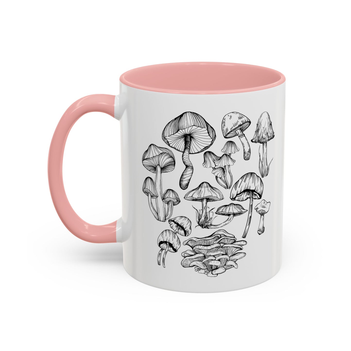 11oz/15oz Mushroom Lover Fungi Print Toadstool Coffee Mug