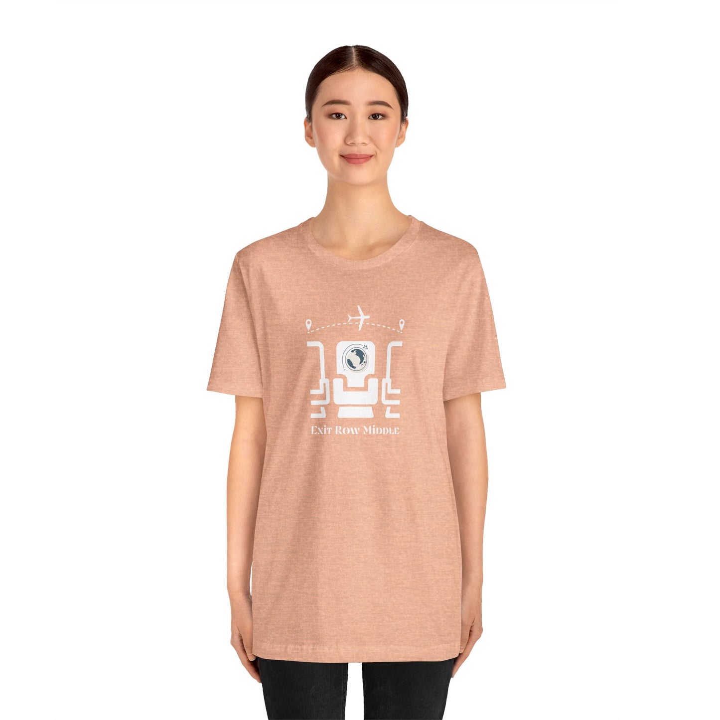 Unisex Jersey Short Sleeve Exit Row Middle Travel T-Shirt