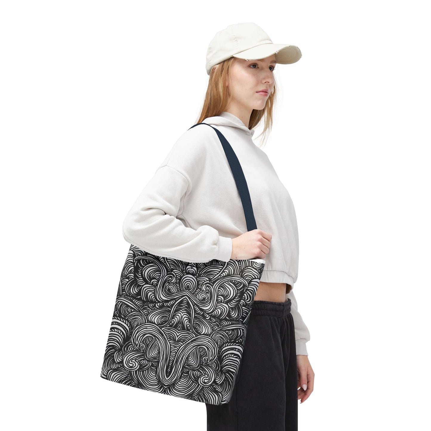 Unisex Original Line Art All Over Print Tote Bag - Mirage