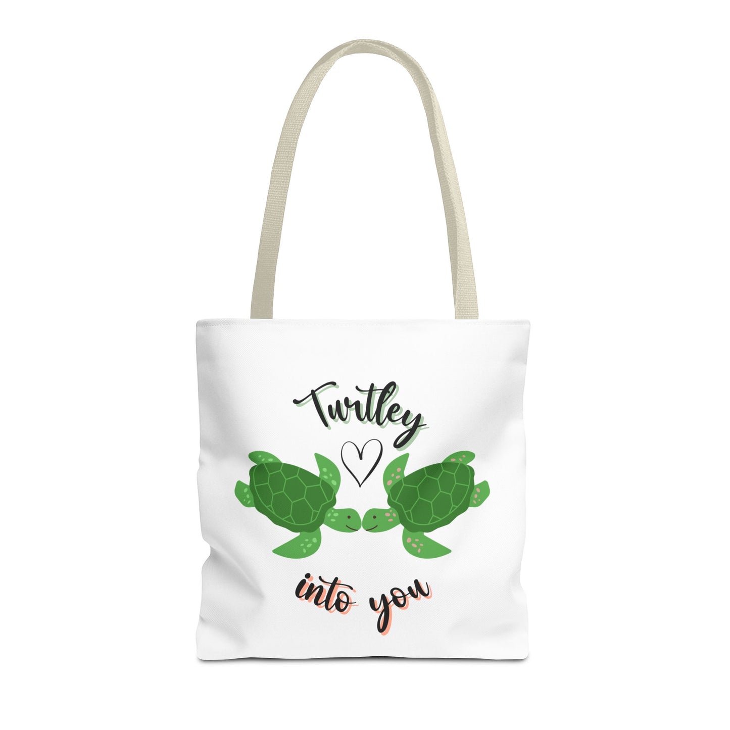 Unisex Cute Turtle Lover Turtley Into You Tote Bag