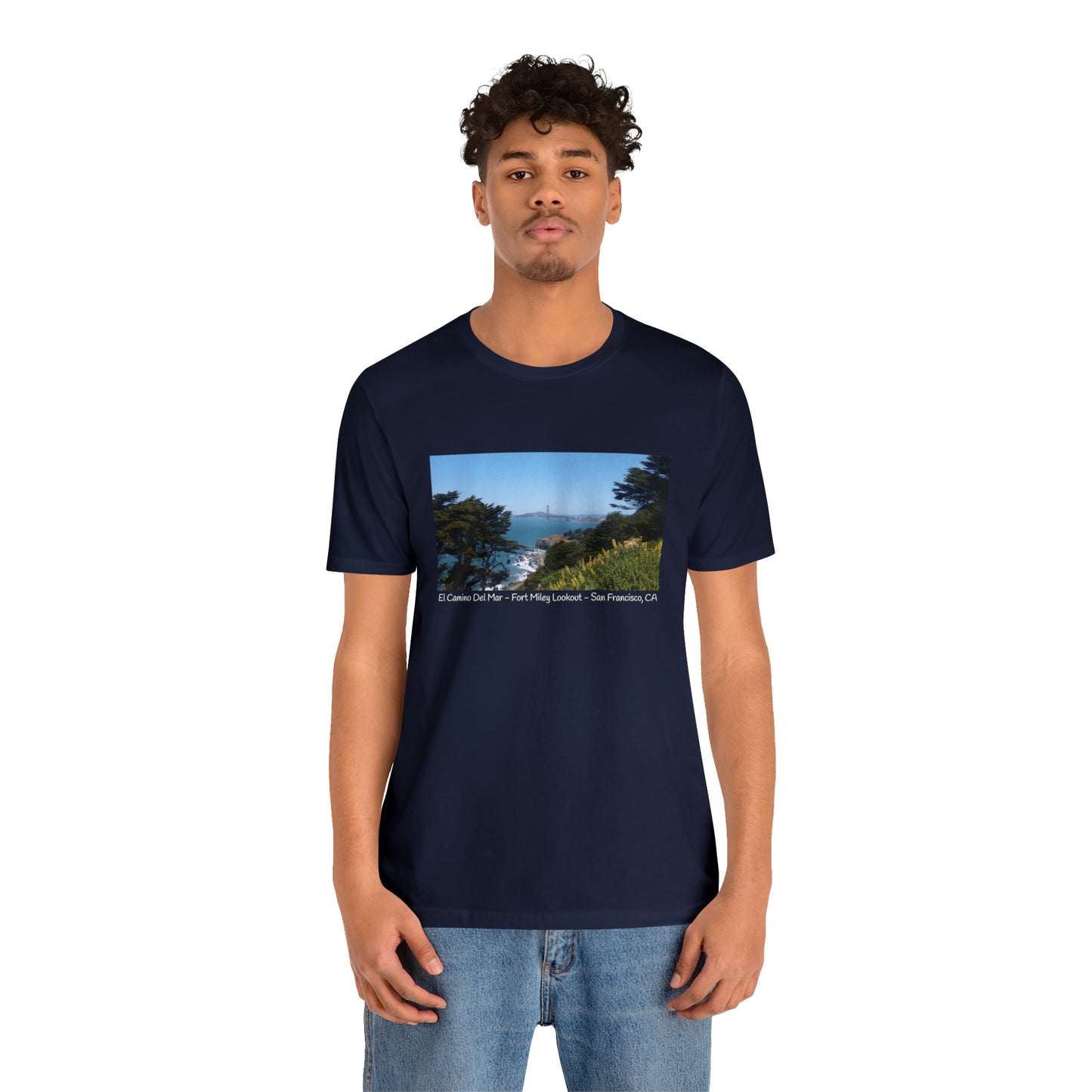 Unisex Jersey Short Sleeve El Camino Del Mar, San Francisco, California