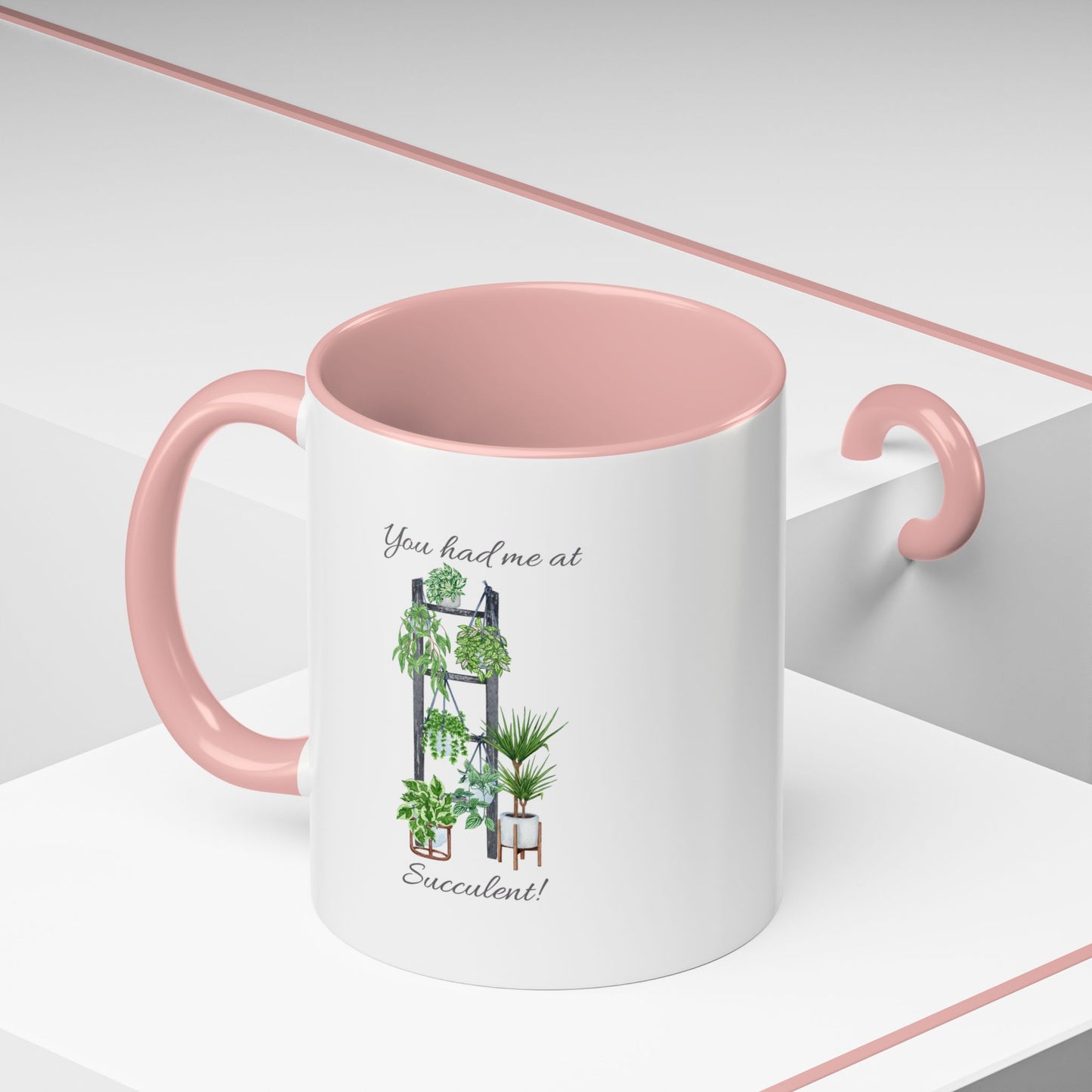 11oz/15oz Garden Themed Succulent Container Garden Plant Parent Coffee Mug