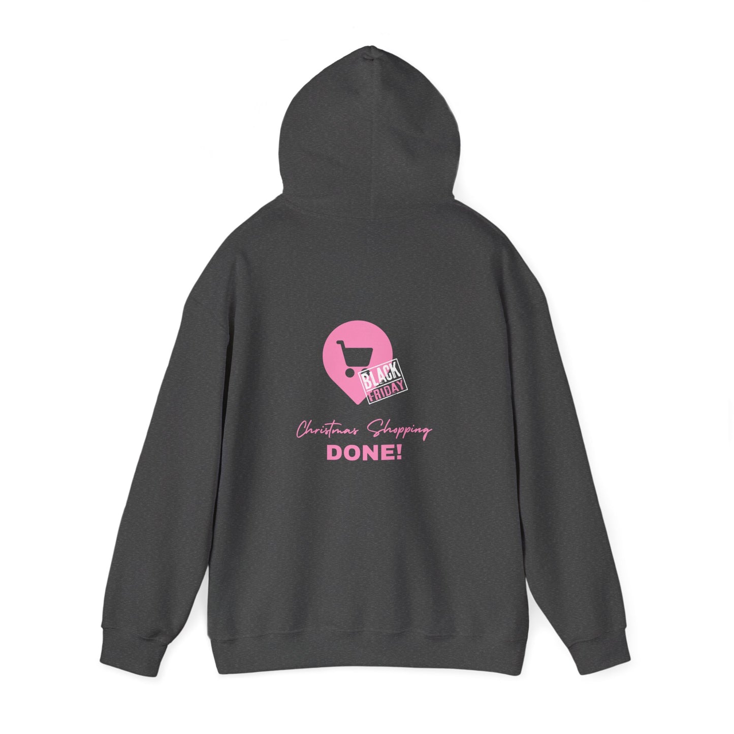 Unisex Black Friday Christmas Shopping DONE! Heavy Blend™ Hooded Sweatshirt