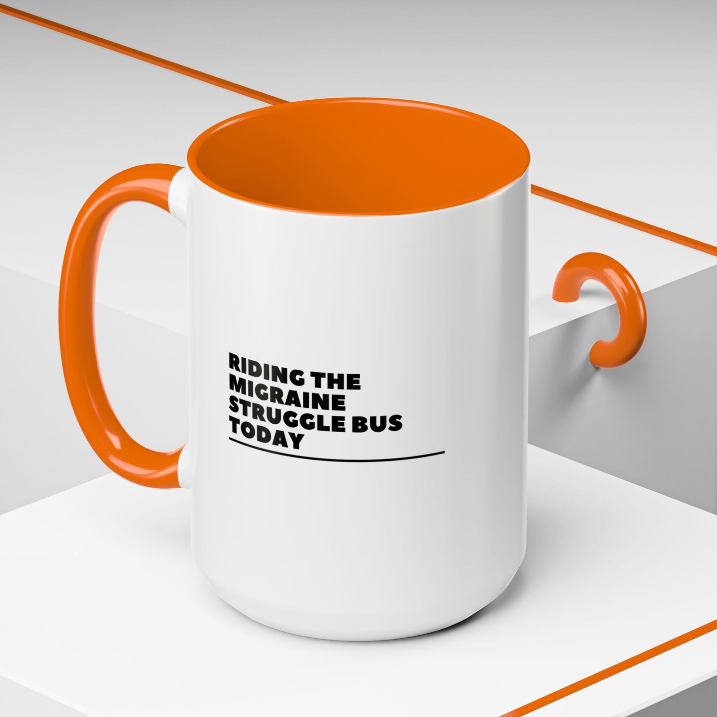 11oz/15oz Migraine Day Invisible Illness Warrior Riding The Migraine Struggle Bus Coffee Mug