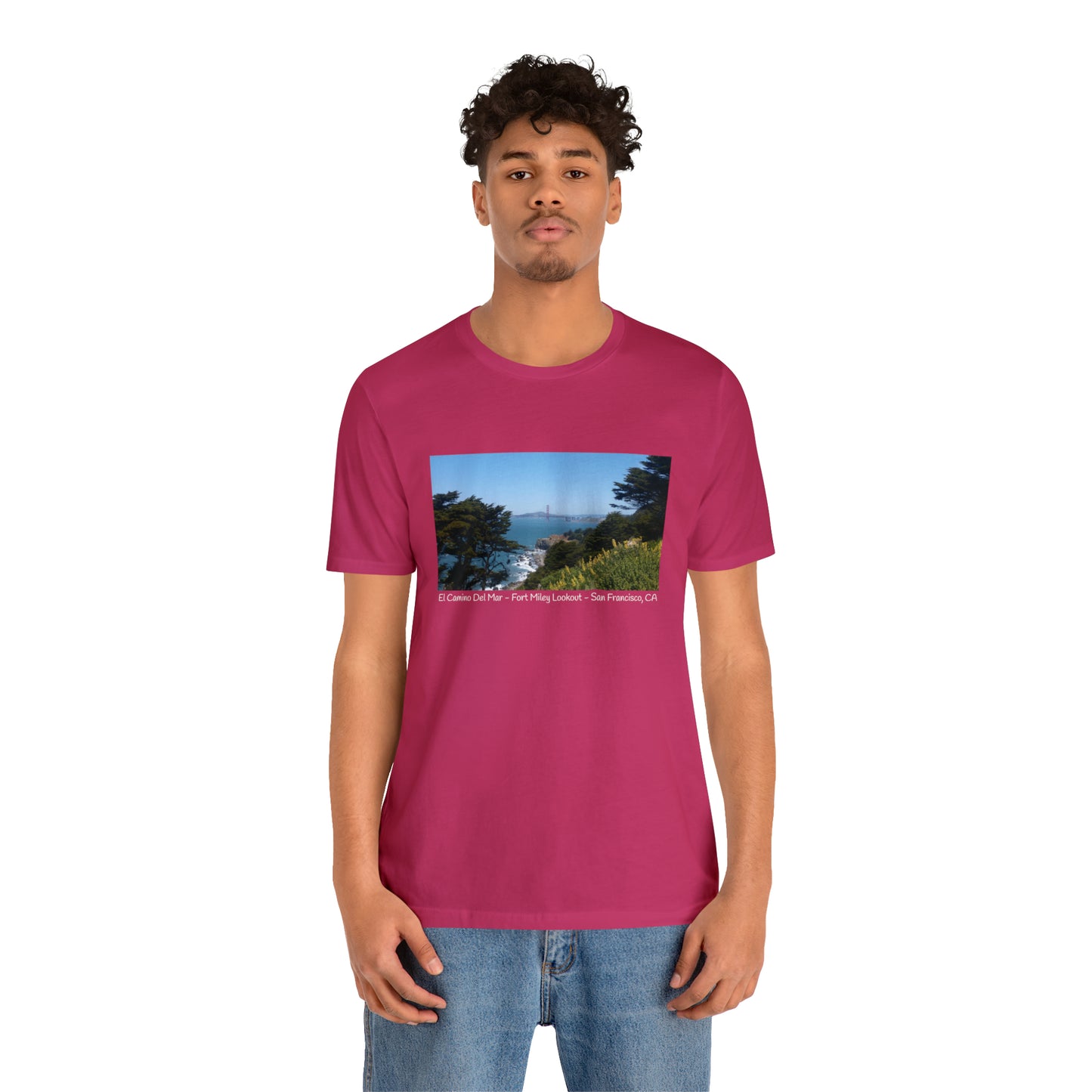 Unisex Jersey Short Sleeve El Camino Del Mar, San Francisco, California